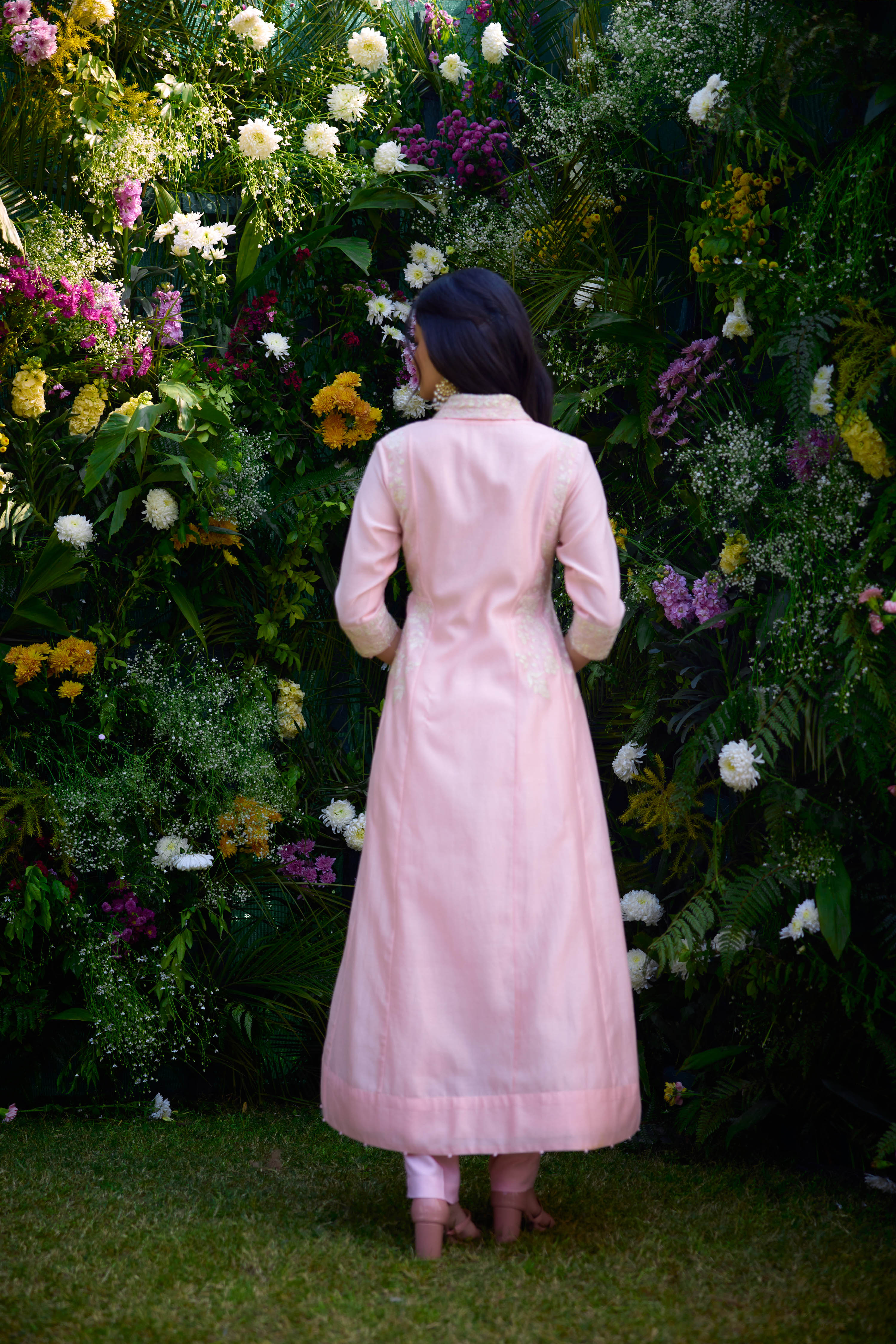 Powder Pink Angrakha Set