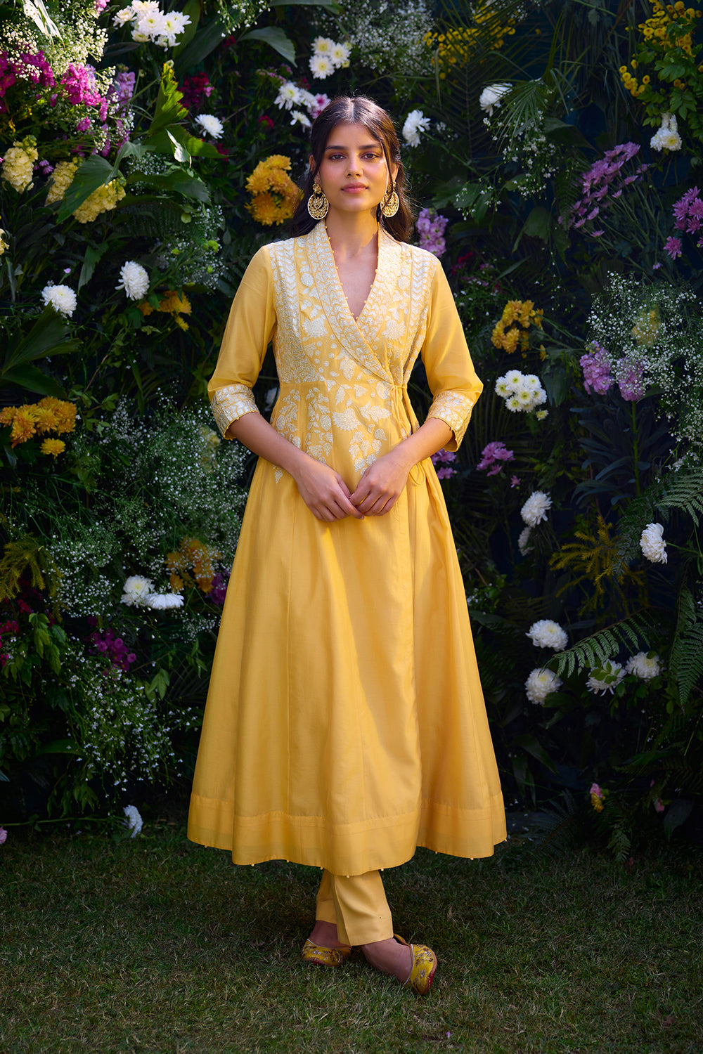 Saffron Angrakha Set