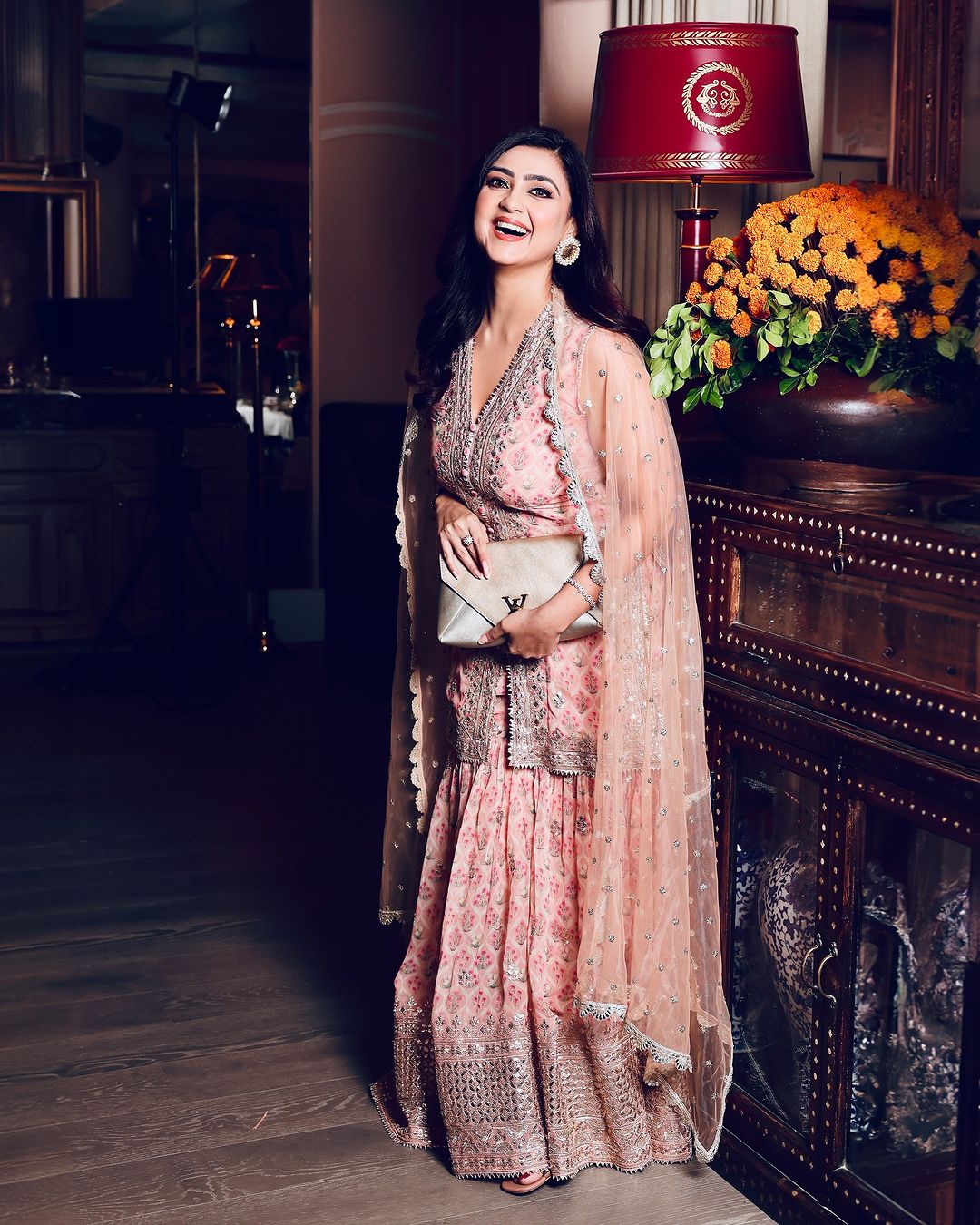 Nusrat Sleeveless Sharara Set