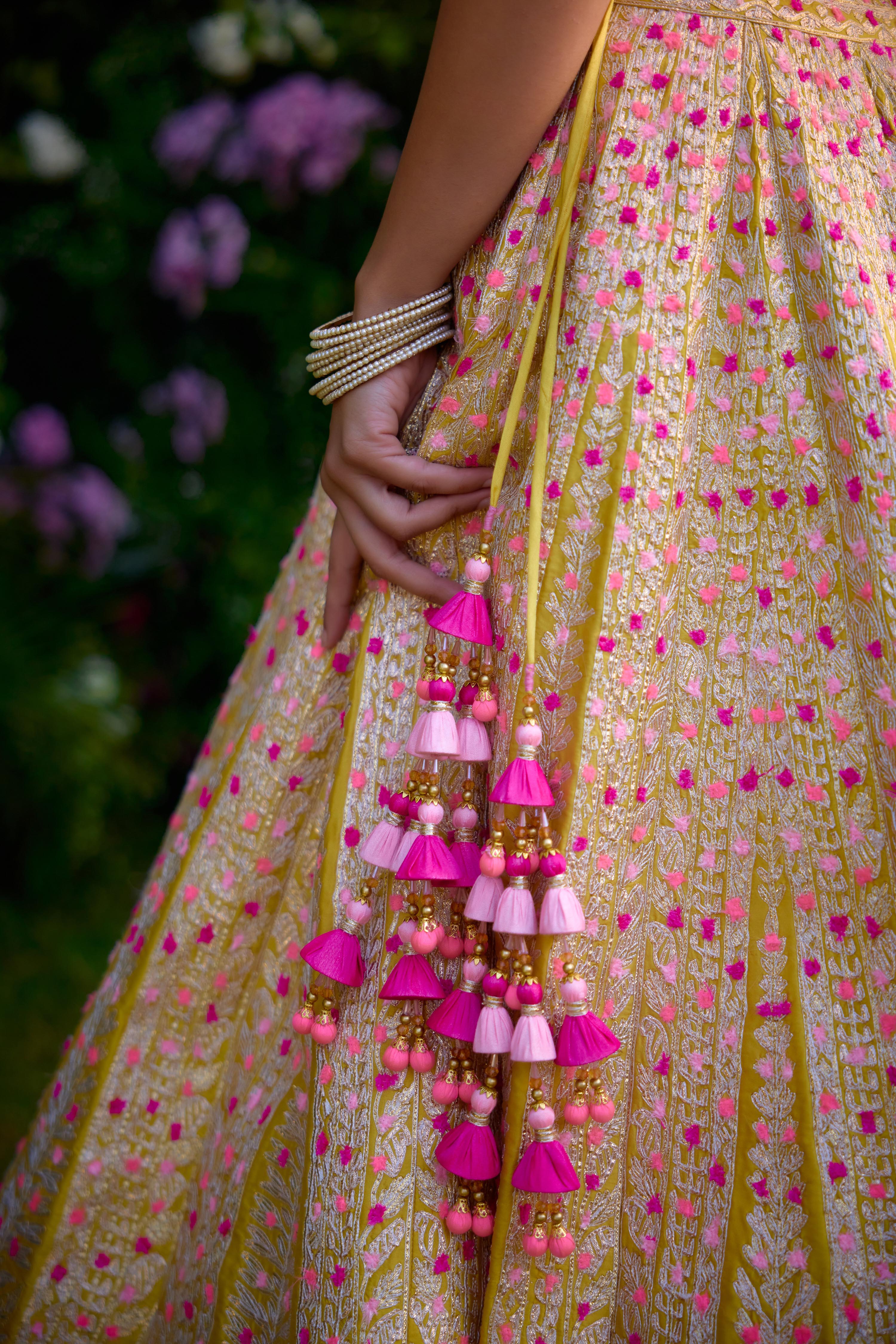 Spectra Yellow Lehenga Set