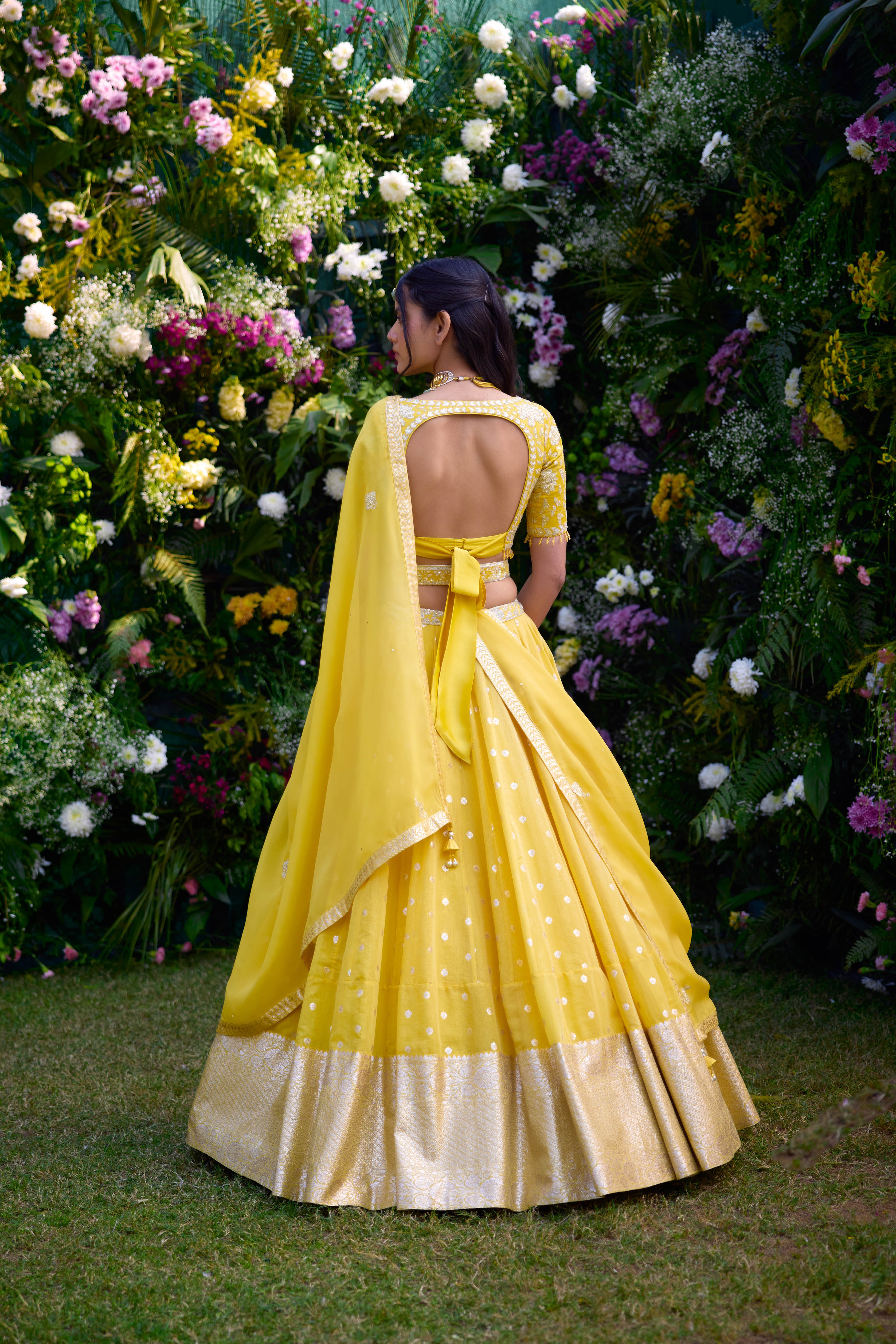 Daffodil Yellow Lehenga Set
