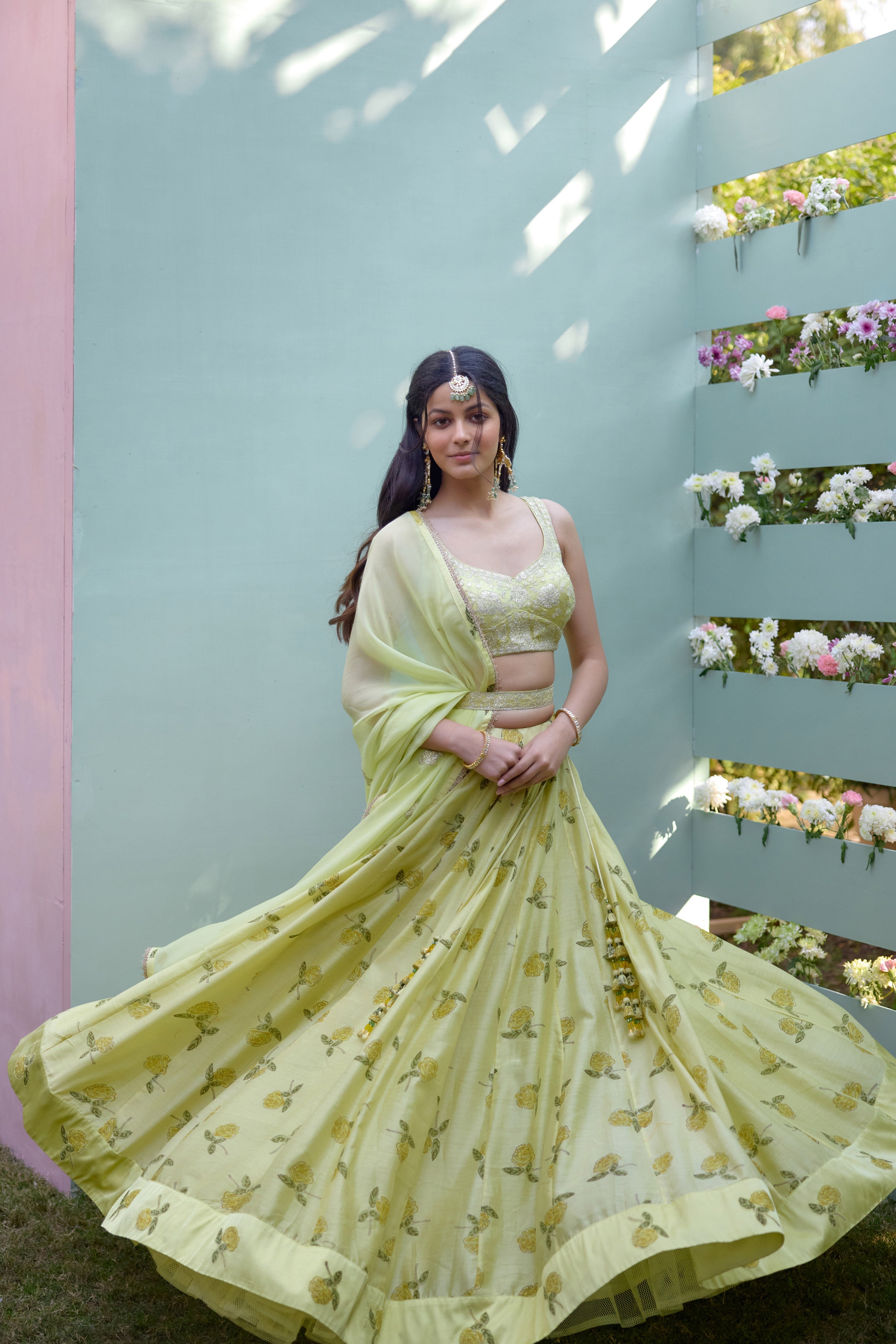 Canary Yellow Lehenga Set