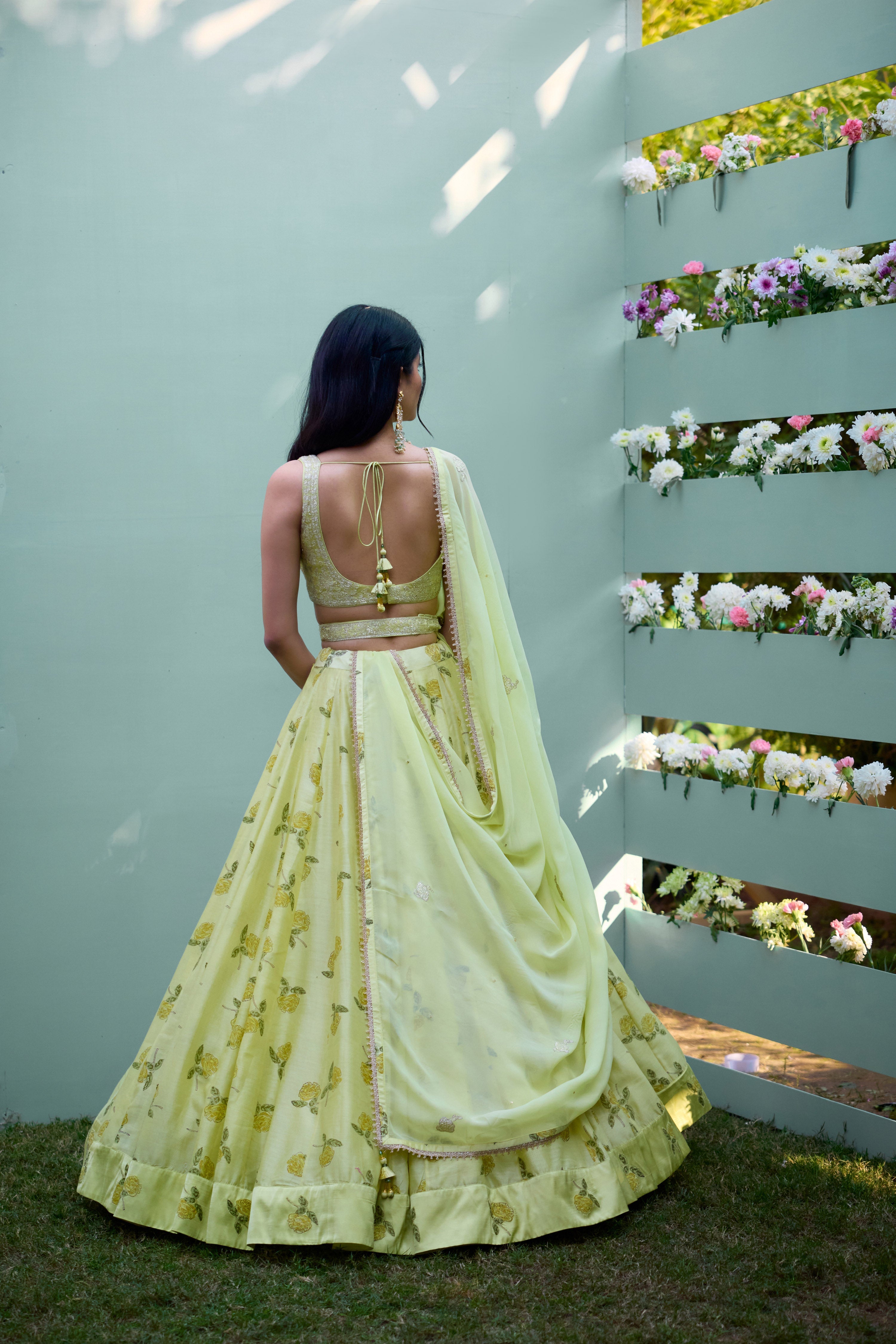 Canary Yellow Lehenga Set