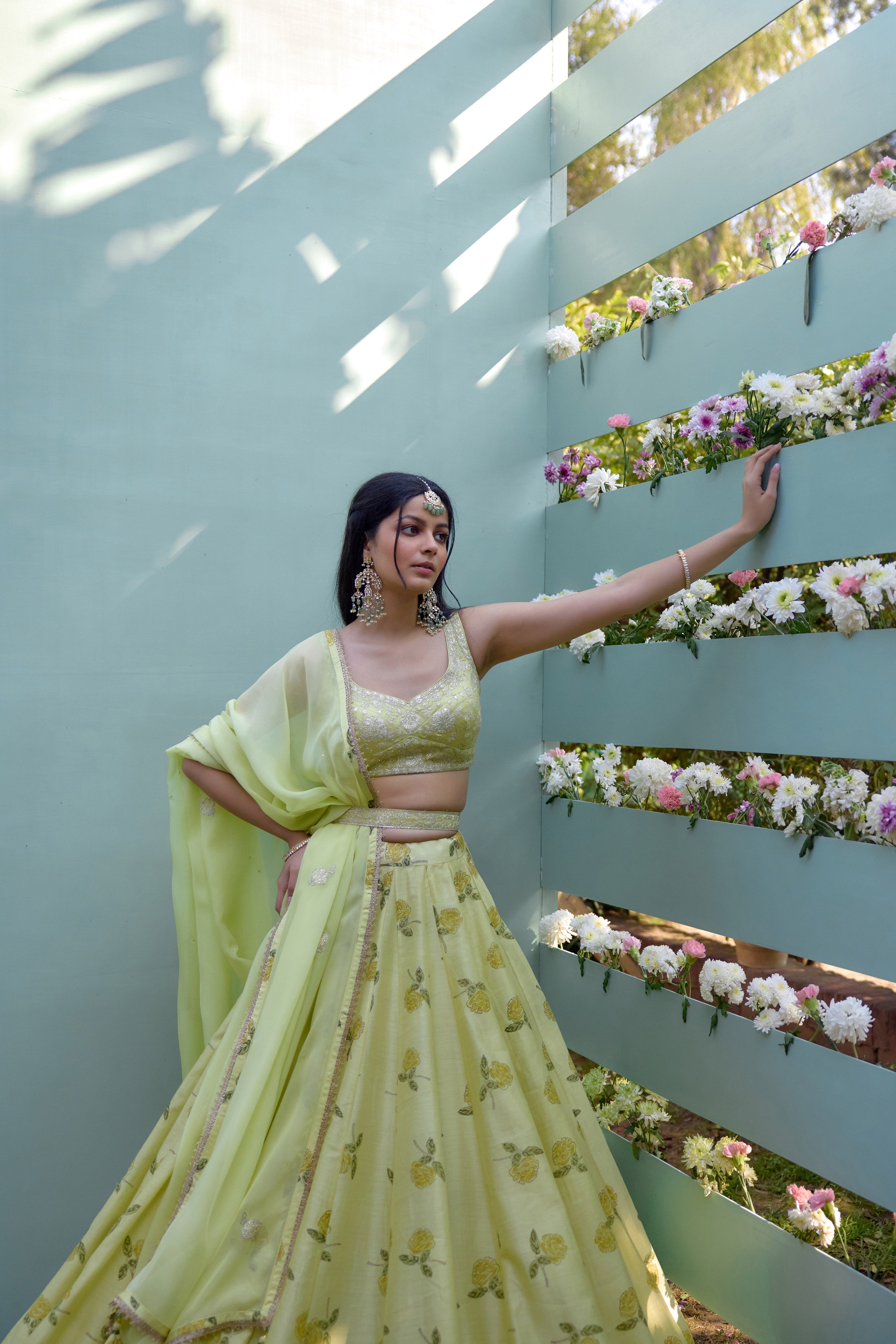 Canary Yellow Lehenga Set