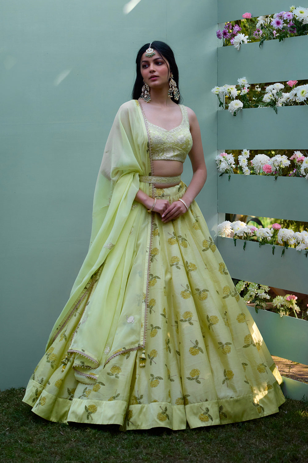 Canary Yellow Lehenga Set