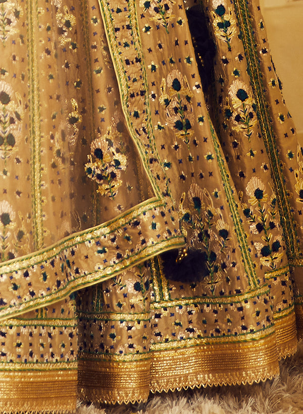 Olive Green Lehenga Set