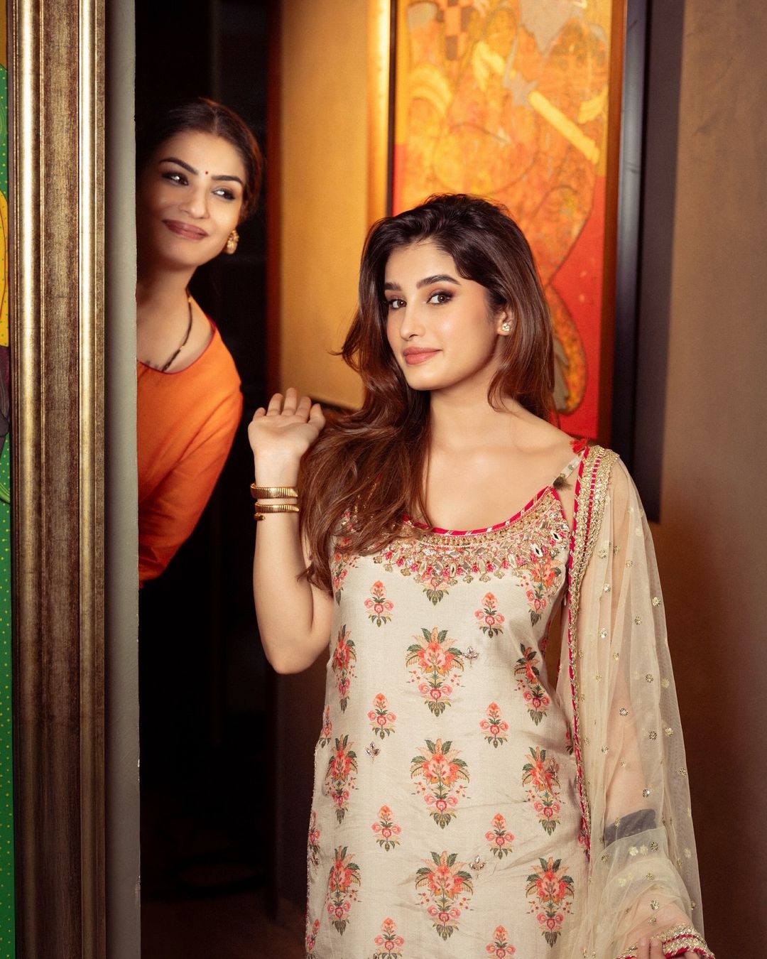 Advika Strappy Sharara Set- Rasha Thadani