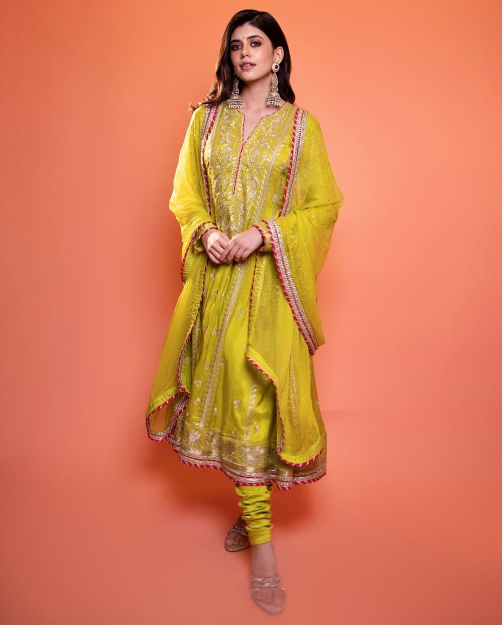 Aarohi Anarkali Set-Sanjana Sanghi