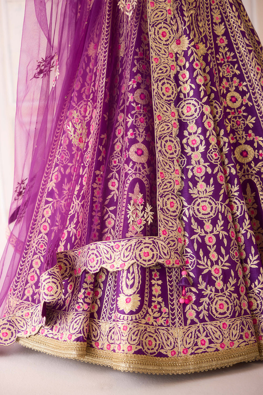 Royal Purple Lehenga Set.