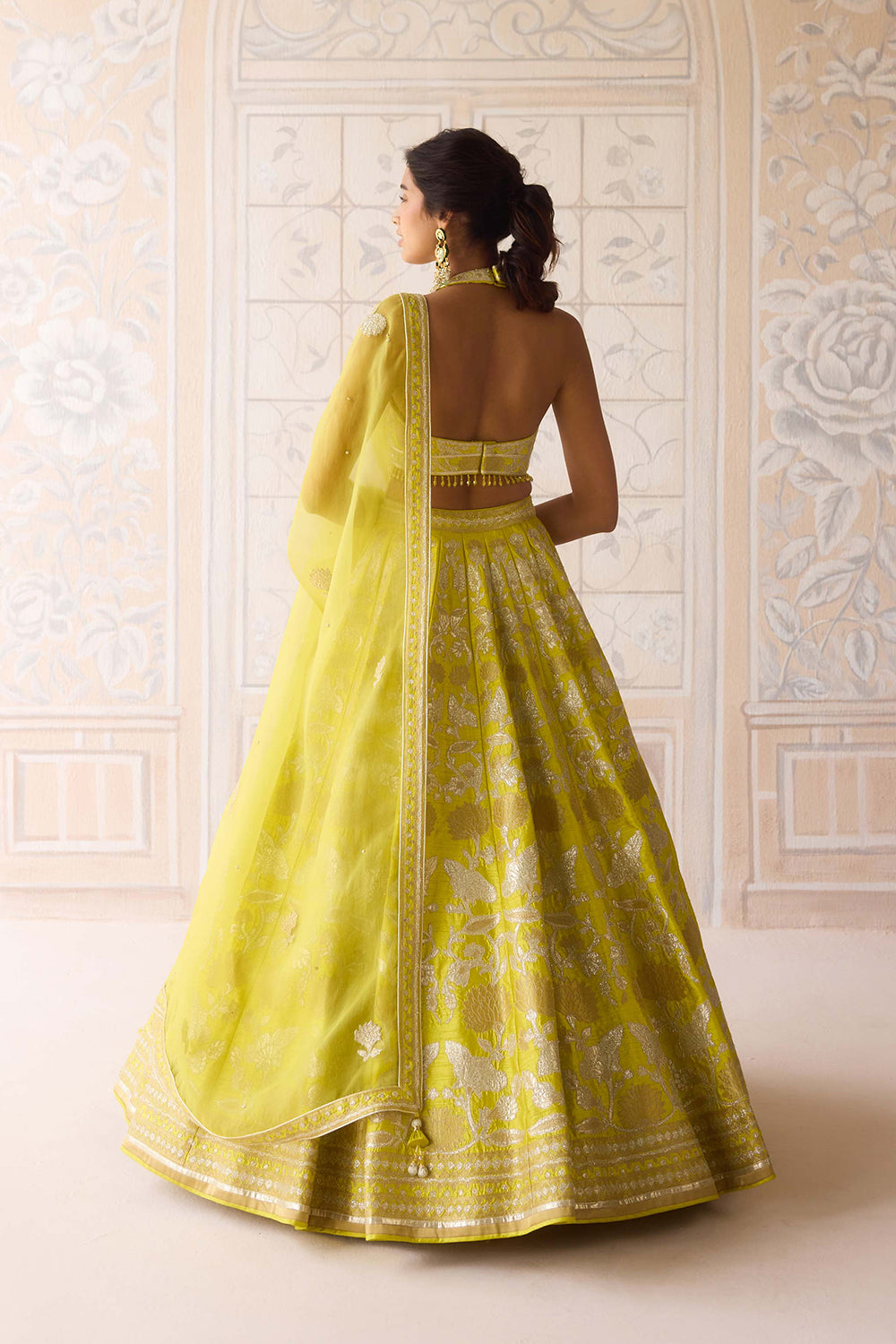 Spring Green Lehenga Set.