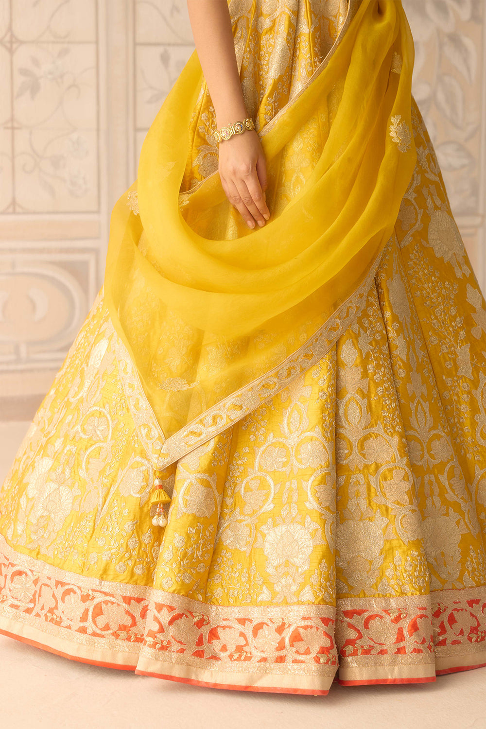 Dandelion Yellow Lehenga Set.