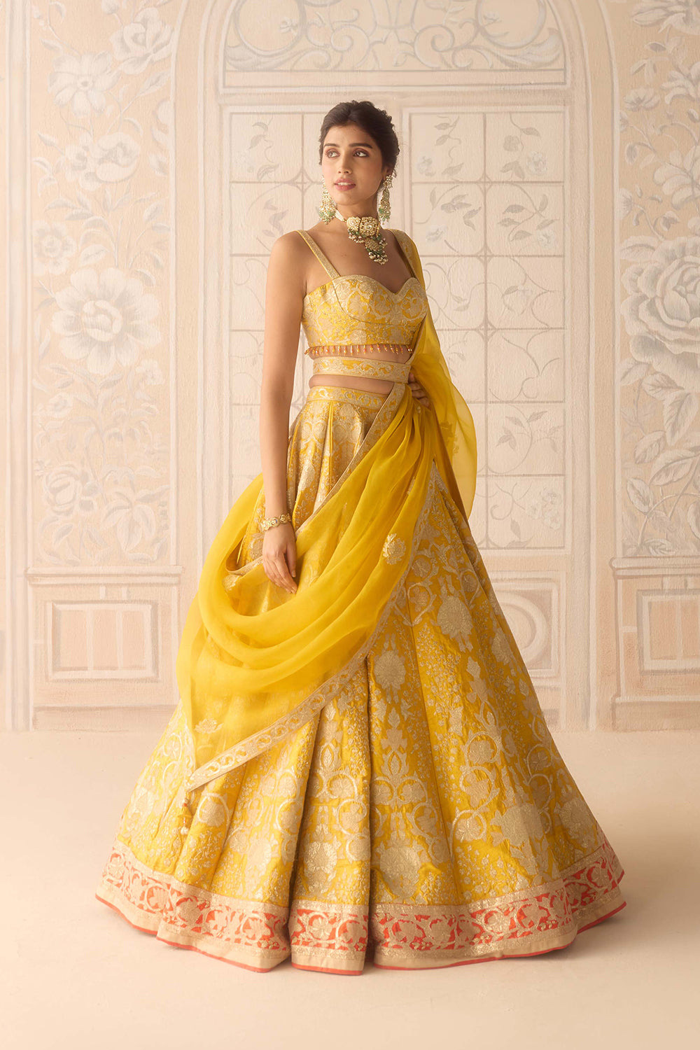 Dandelion Yellow Lehenga Set.