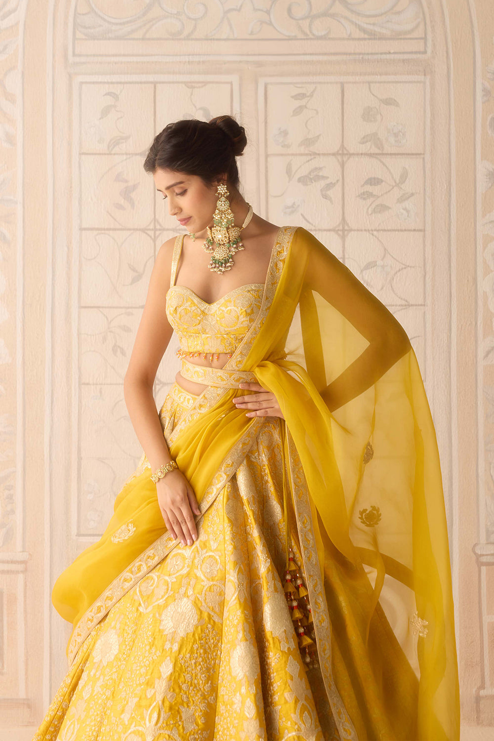 Dandelion Yellow Lehenga Set.