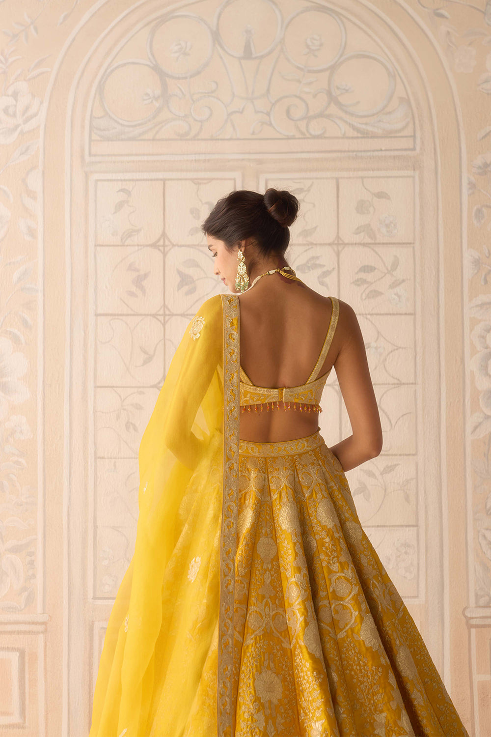 Dandelion Yellow Lehenga Set.