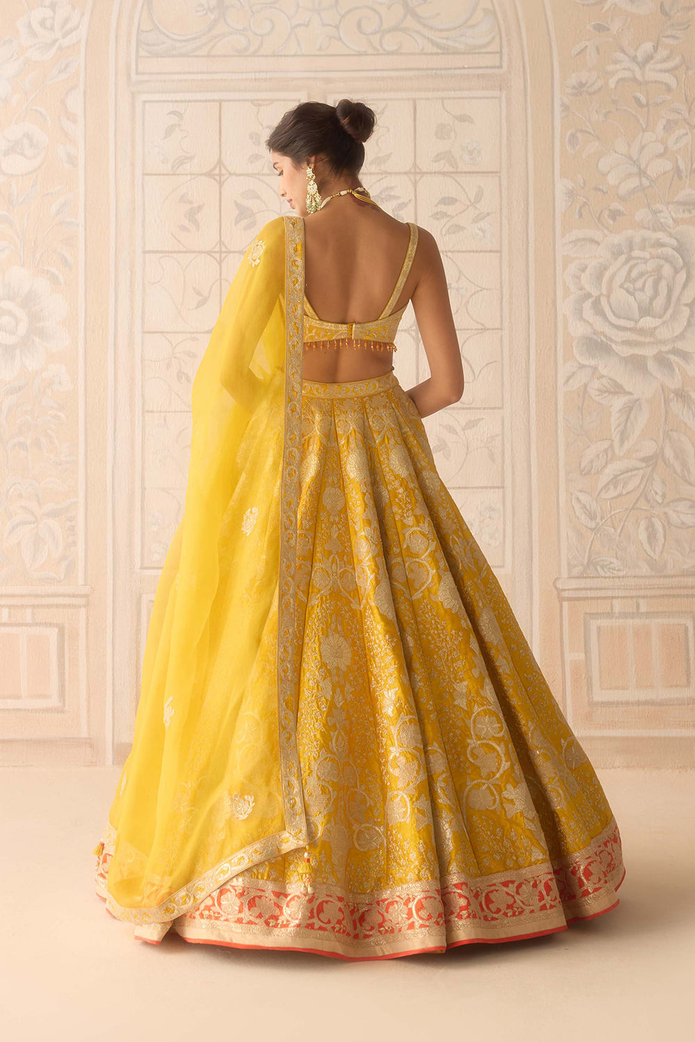 Dandelion Yellow Lehenga Set.
