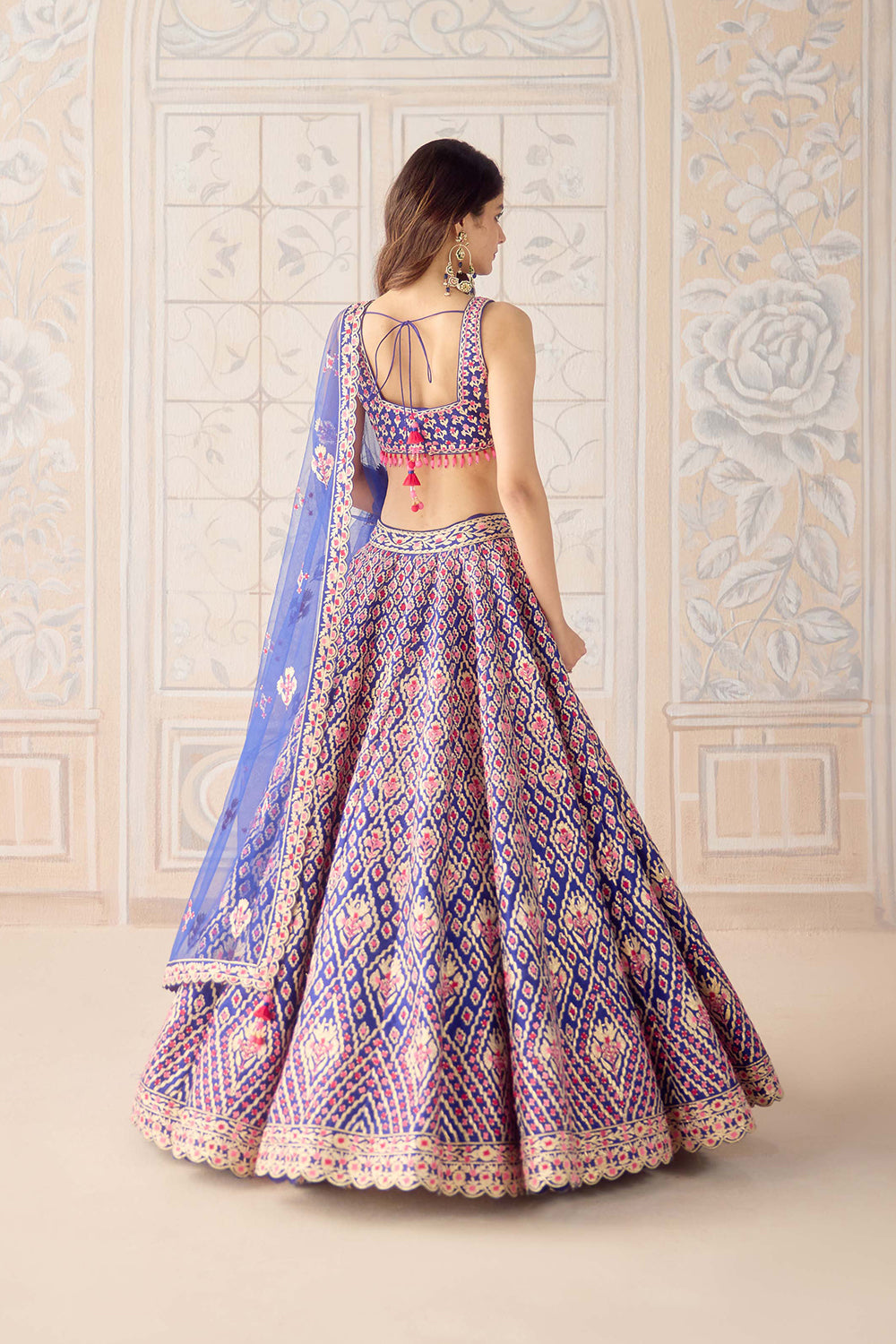 Mazarine Blue Lehenga Set.