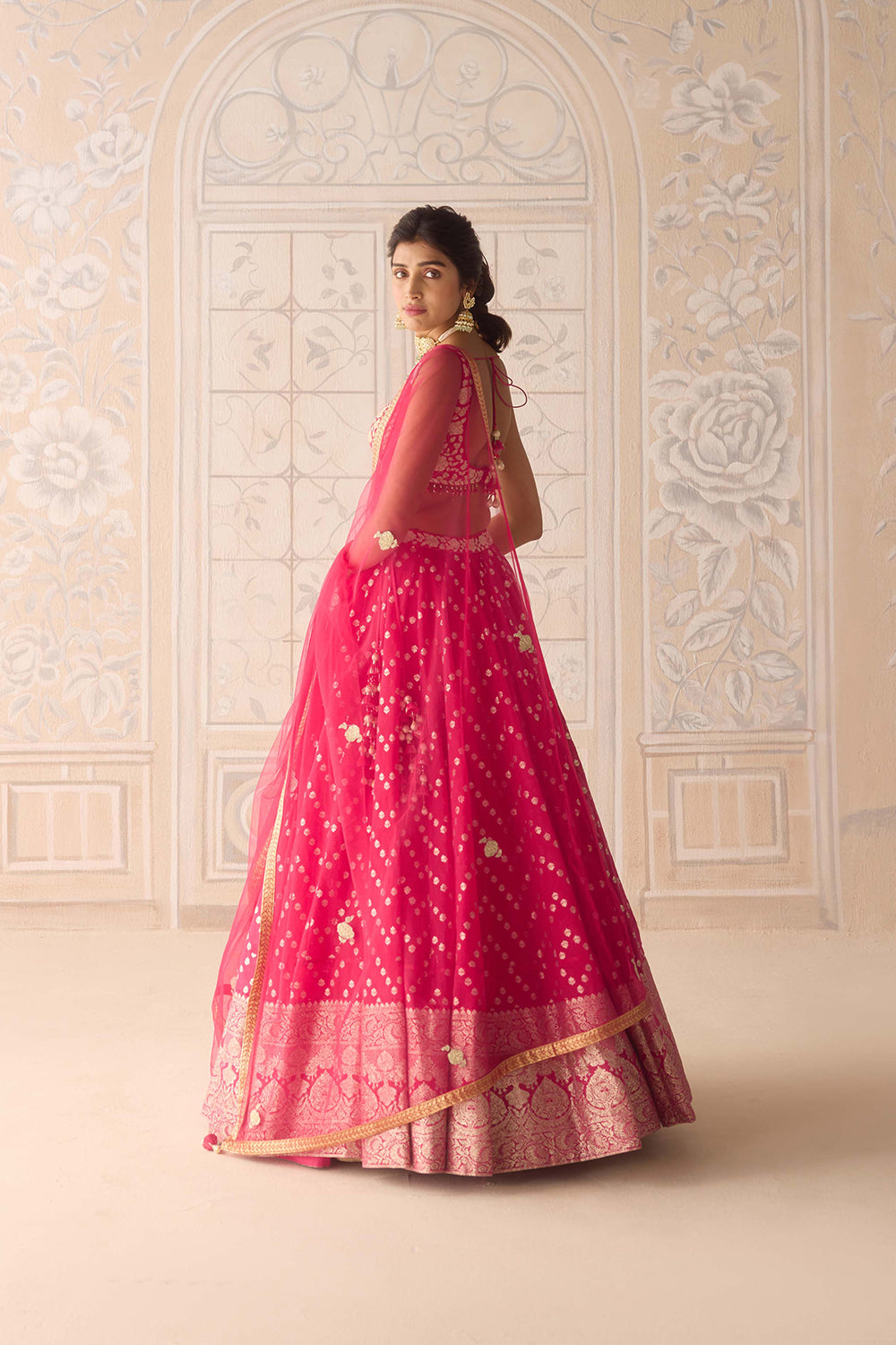 Raspberry Pink Lehenga Set.