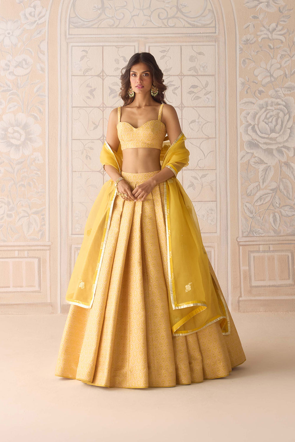 Primrose Yellow Lehenga Set.