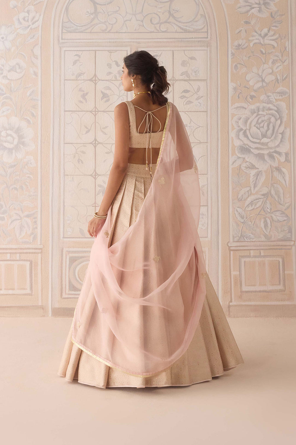 Pearl Pink Lehenga Set.