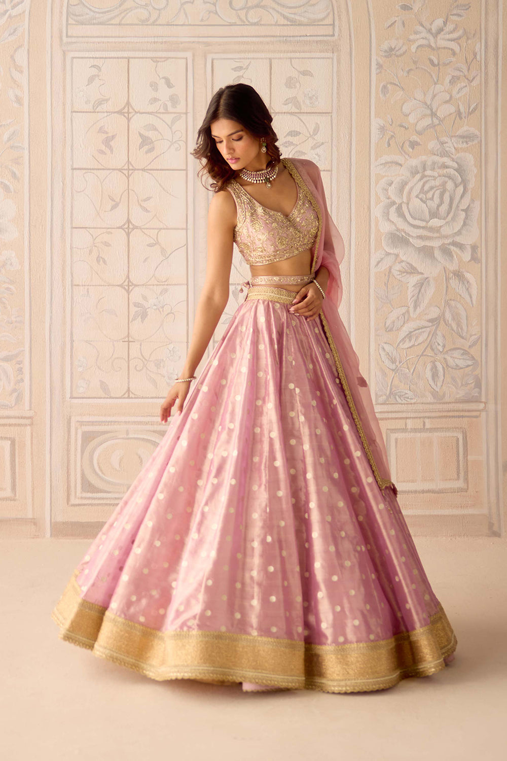 Blush Pink Lehenga Set.