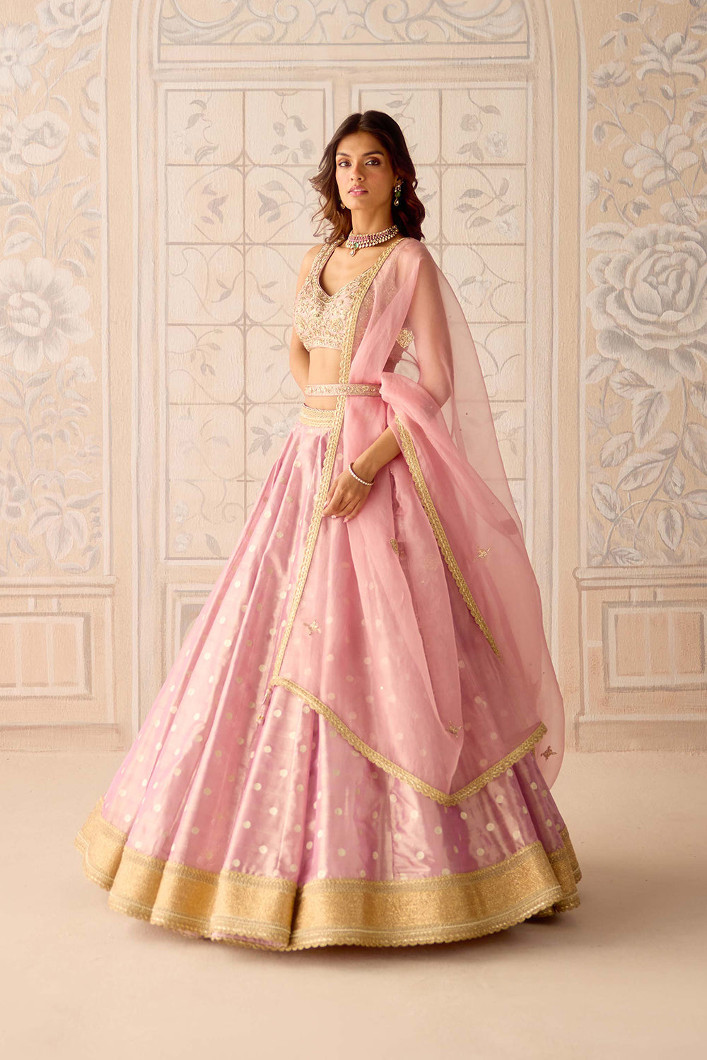 Blush Pink Lehenga Set.