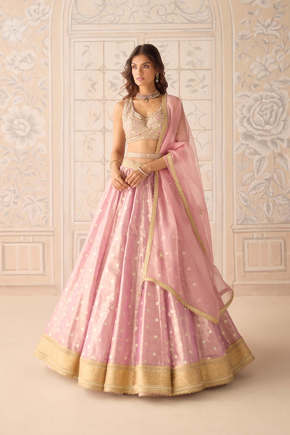Blush Pink Lehenga Set.