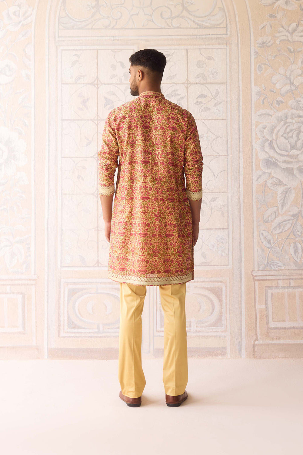 Aspen Gold Yellow Kurta Set.