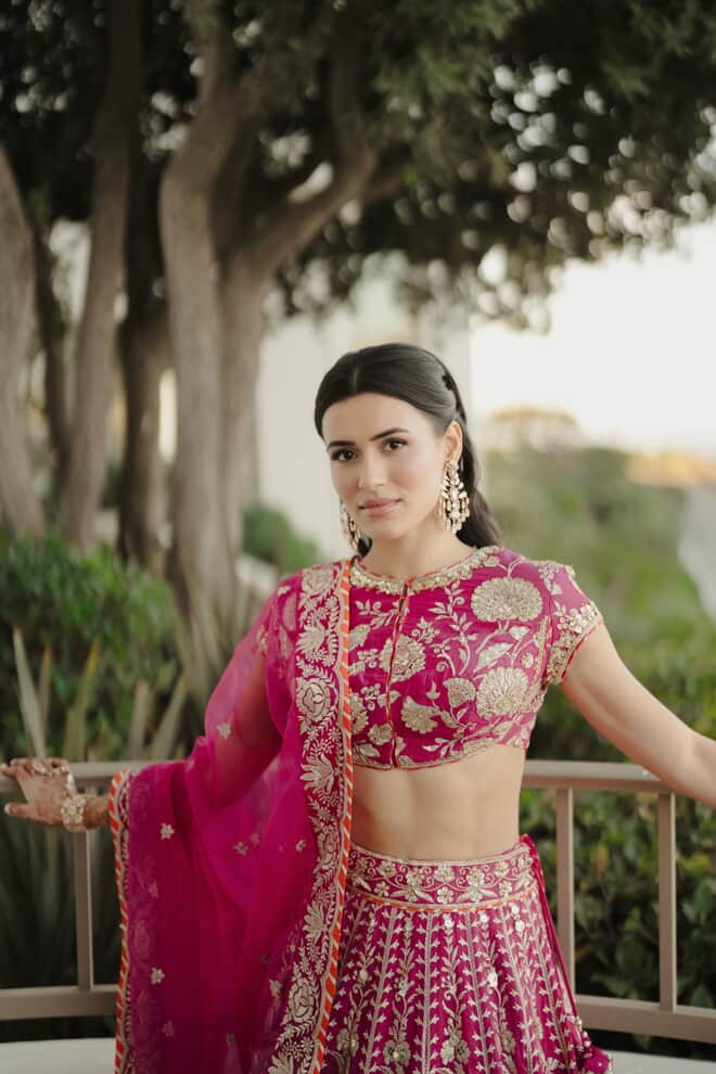 Golconda Swati Lehenga Set- Pearl Shah