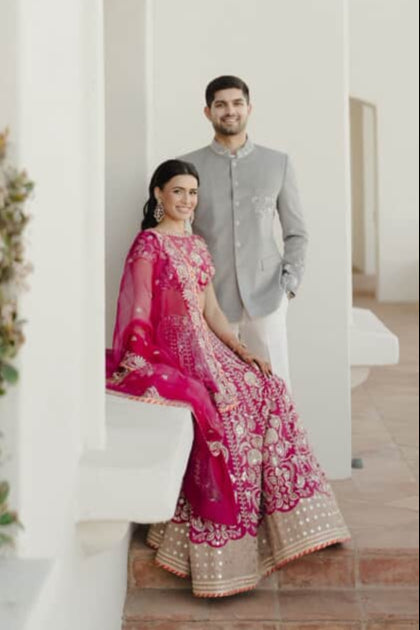 Golconda Swati Lehenga Set- Pearl Shah