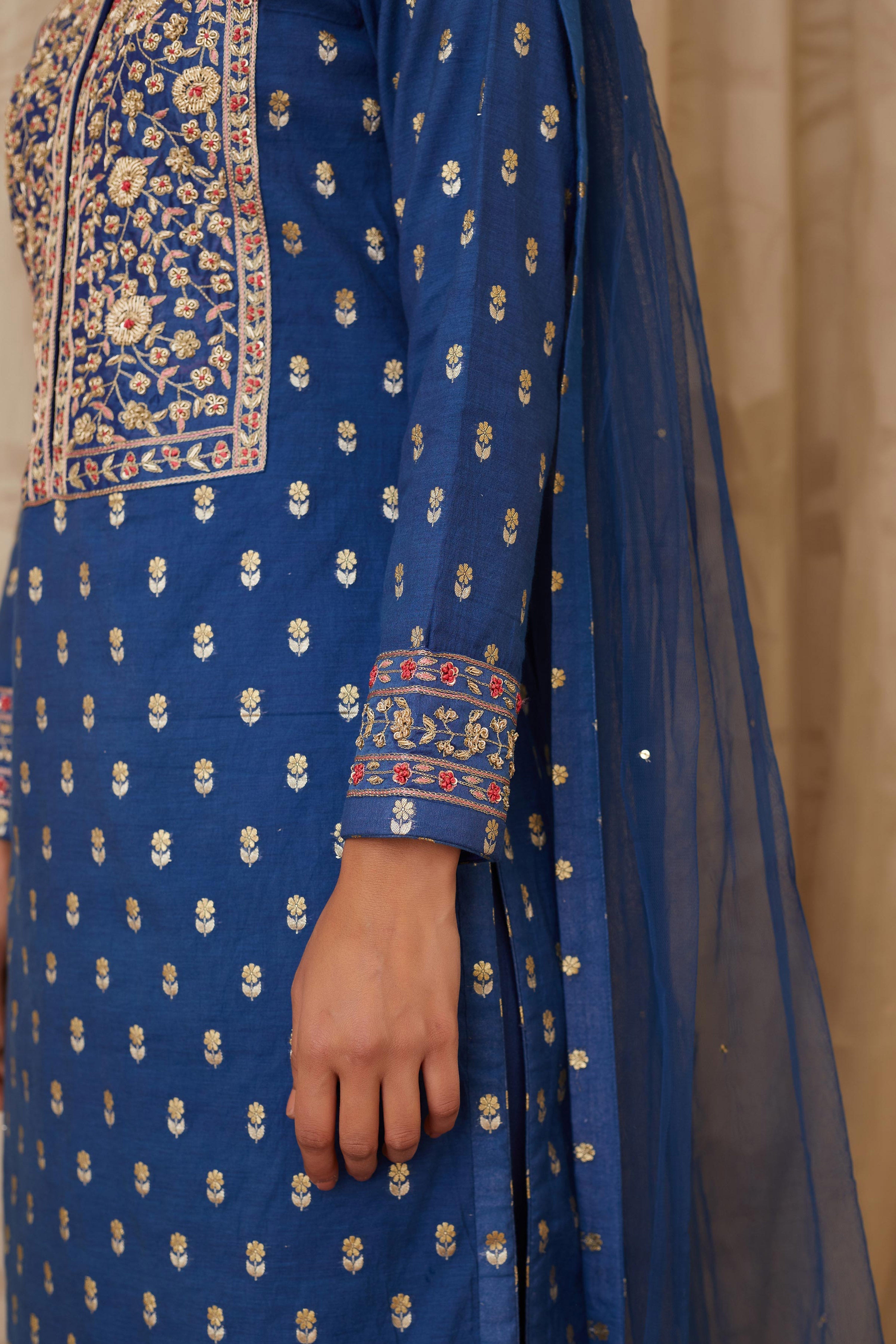 Royal Blue Kurta Set