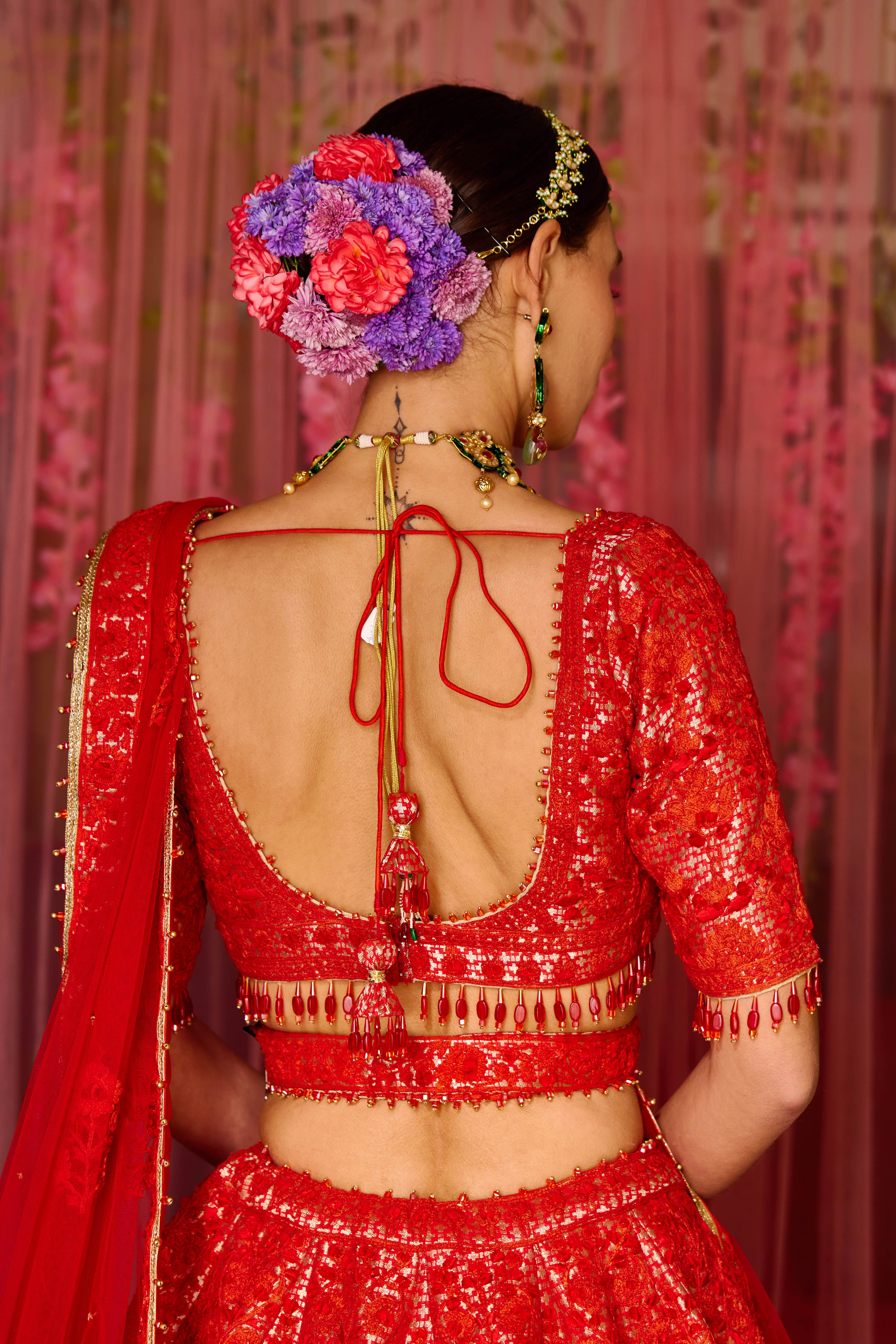 Red Lehenga Set