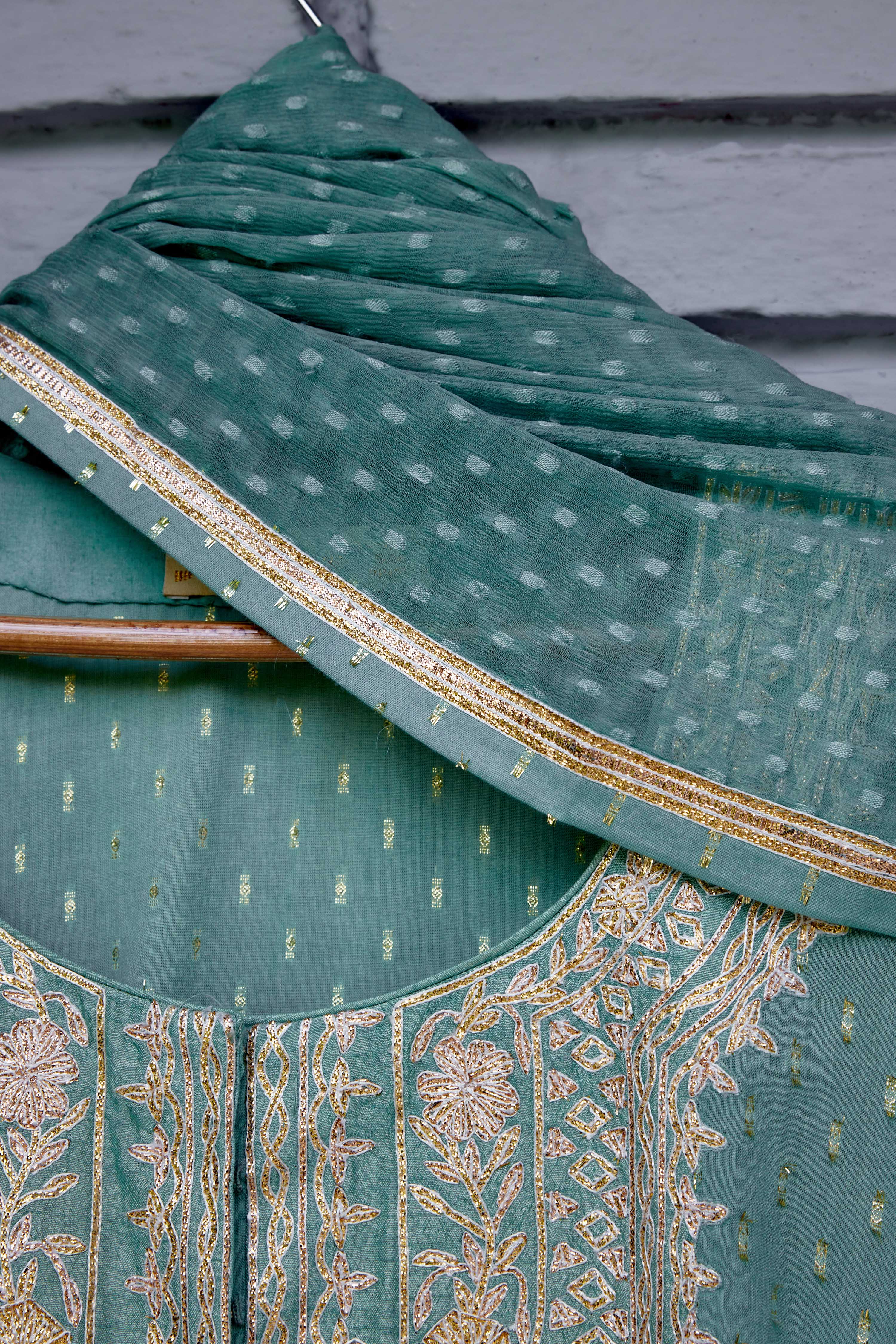 Neutral Blue Kurta Set