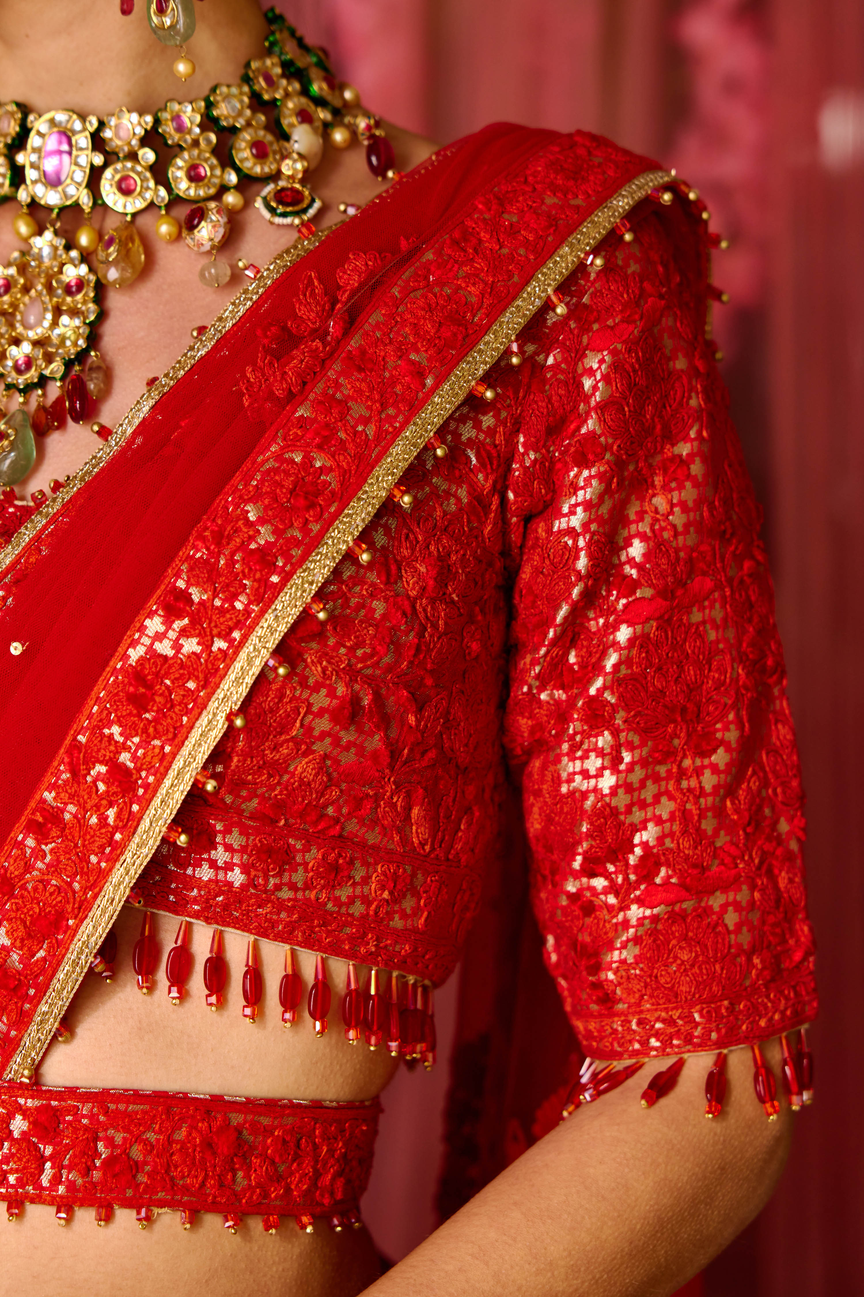 Red Lehenga Set