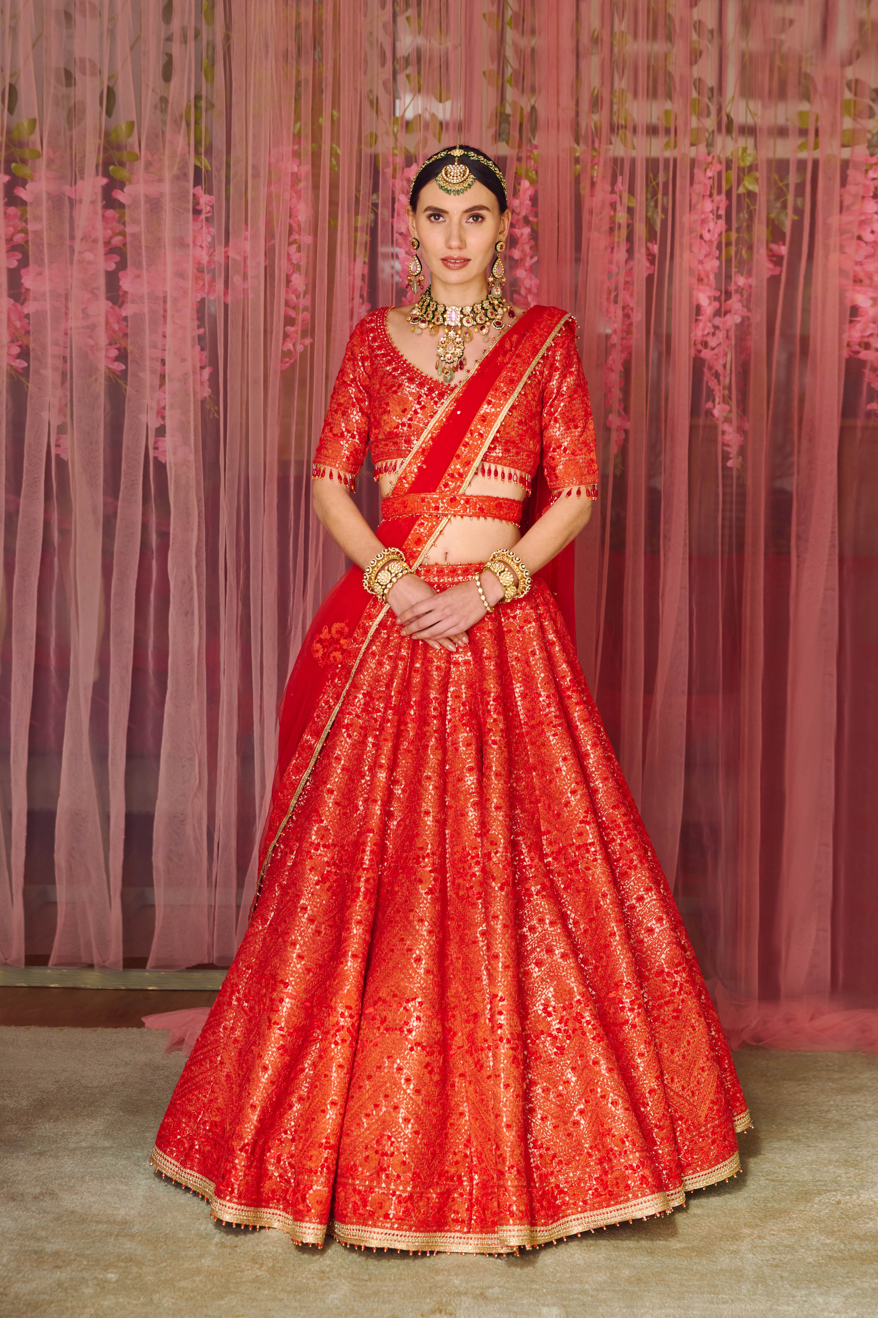 Red Lehenga Set
