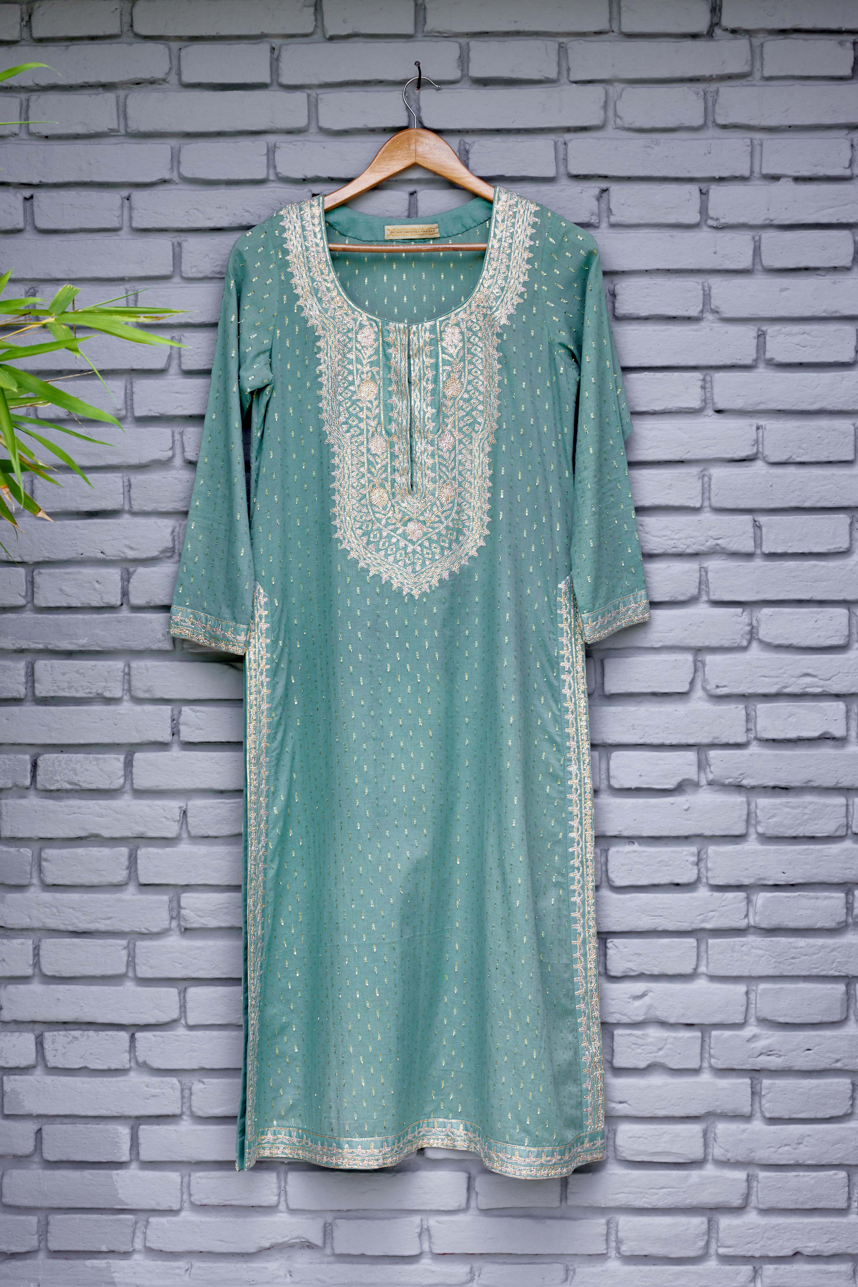 Neutral Blue Kurta Set