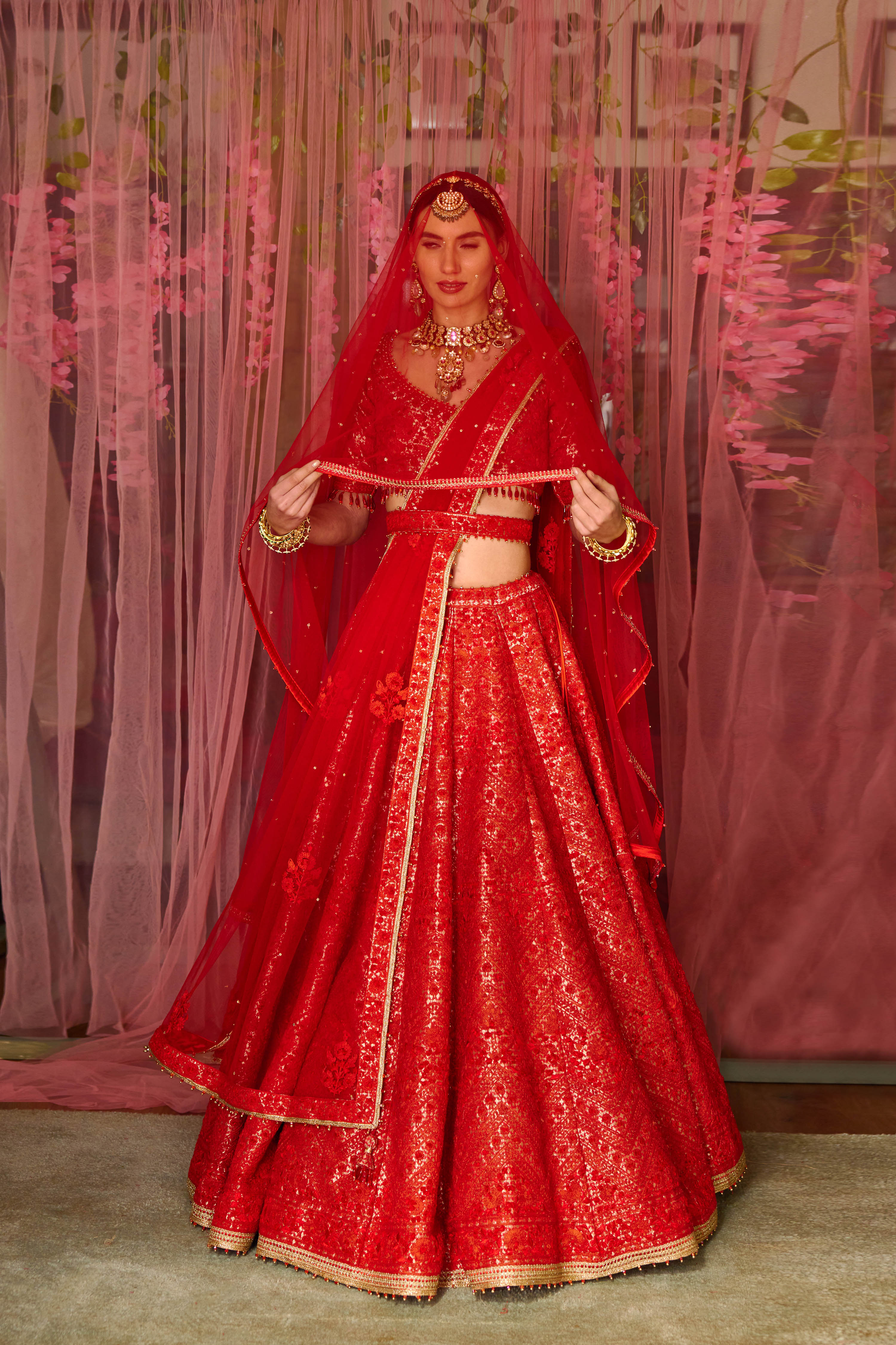 Red Lehenga Set