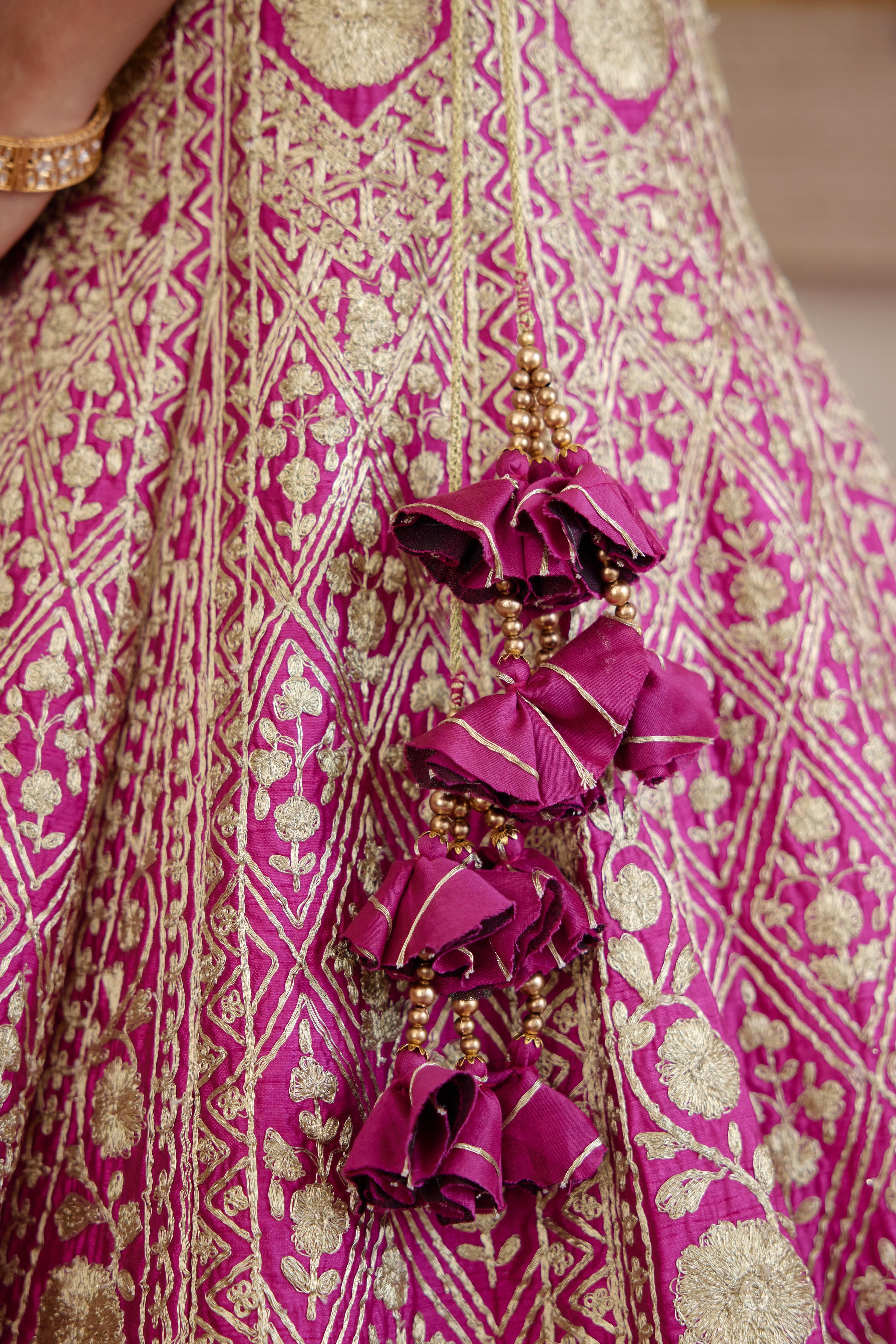 Plum Pink Lehenga Set