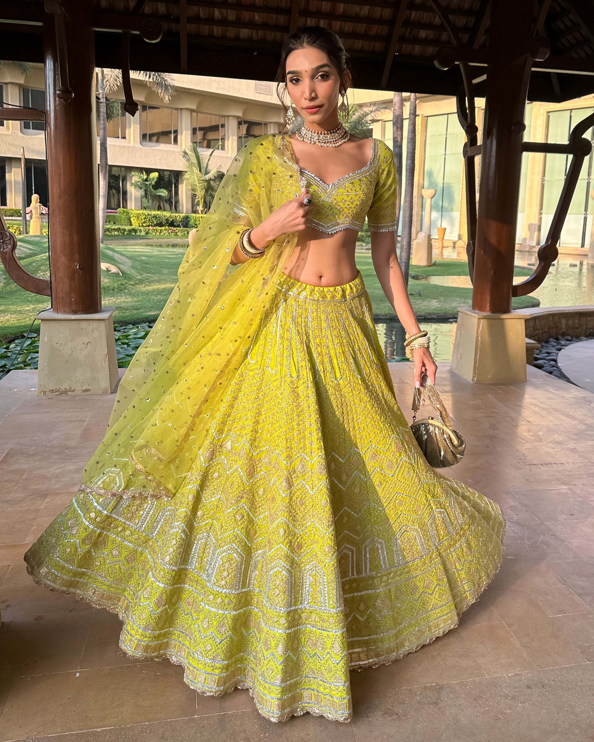 Juhi Godambe In Shahi Lehenga Set