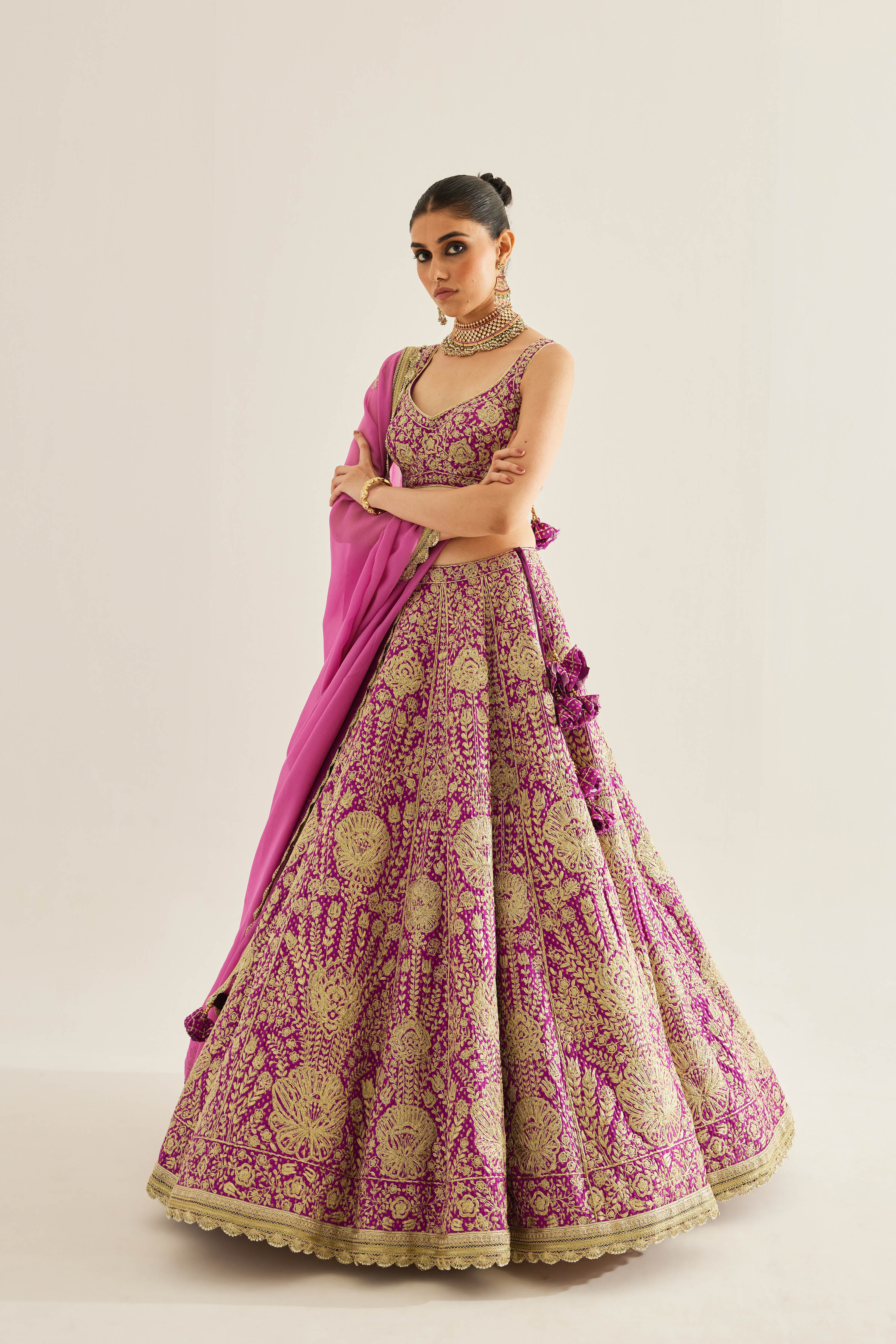 Grape Wine Lehenga Set