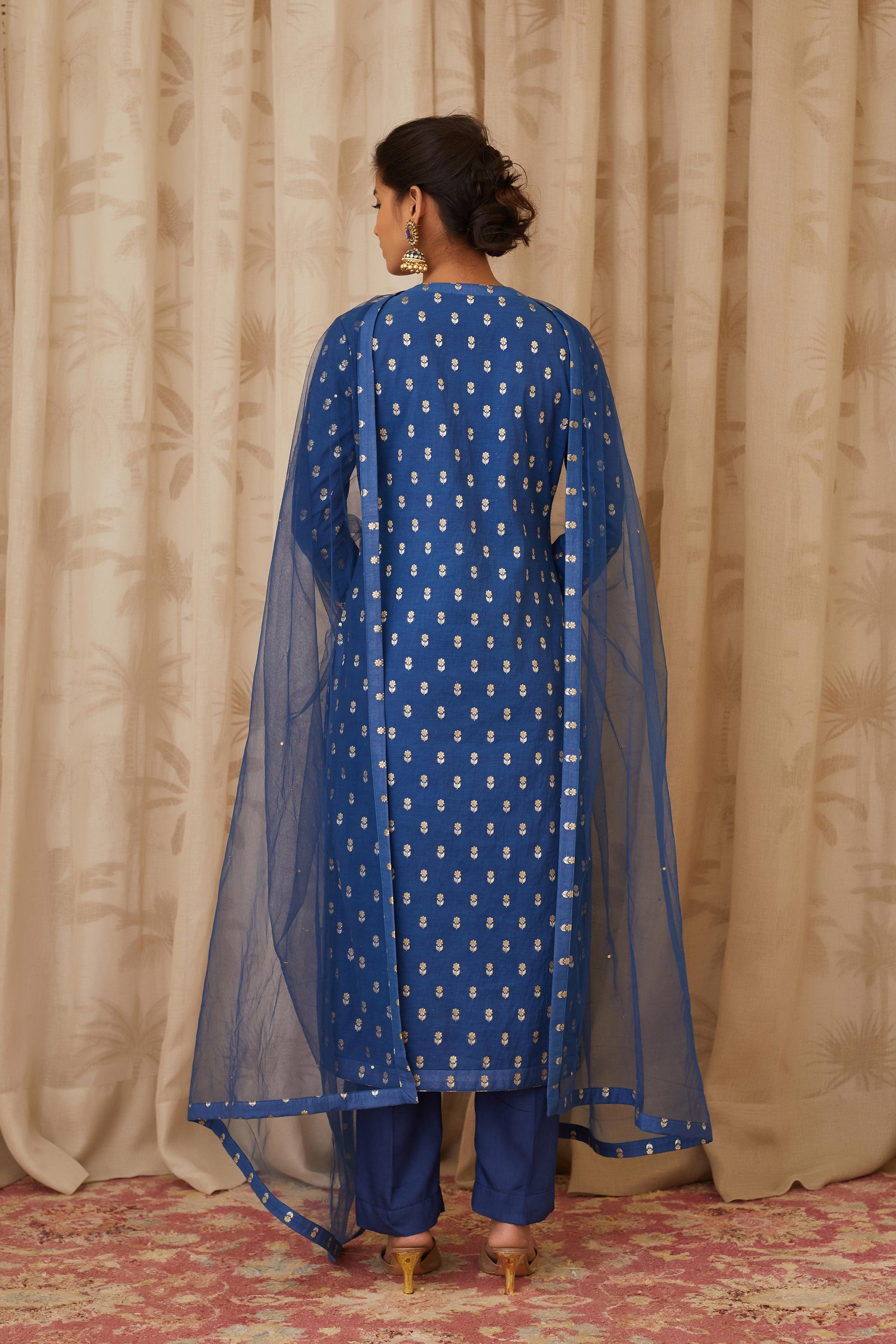 Royal Blue Kurta Set