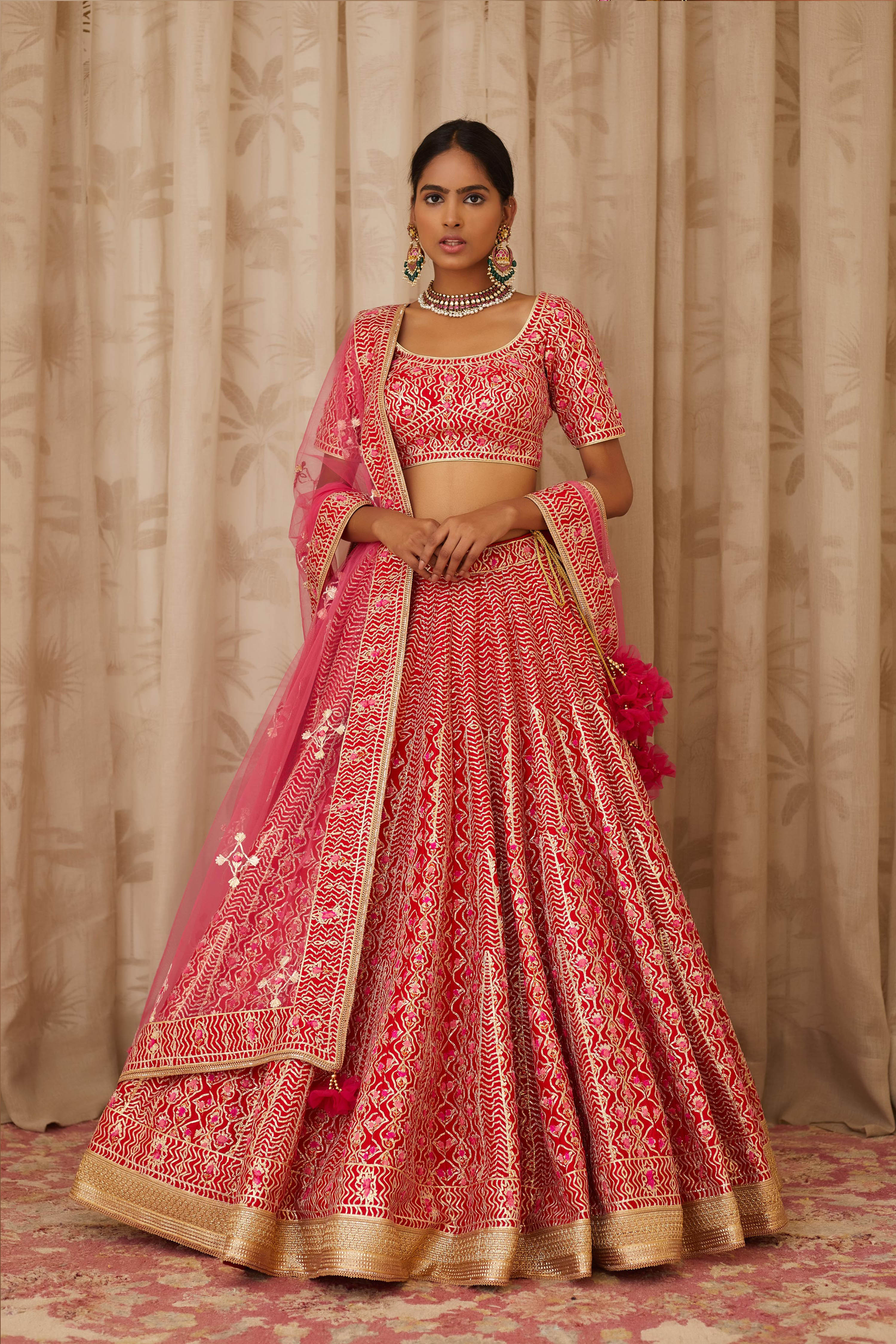 Red Lehenga Set