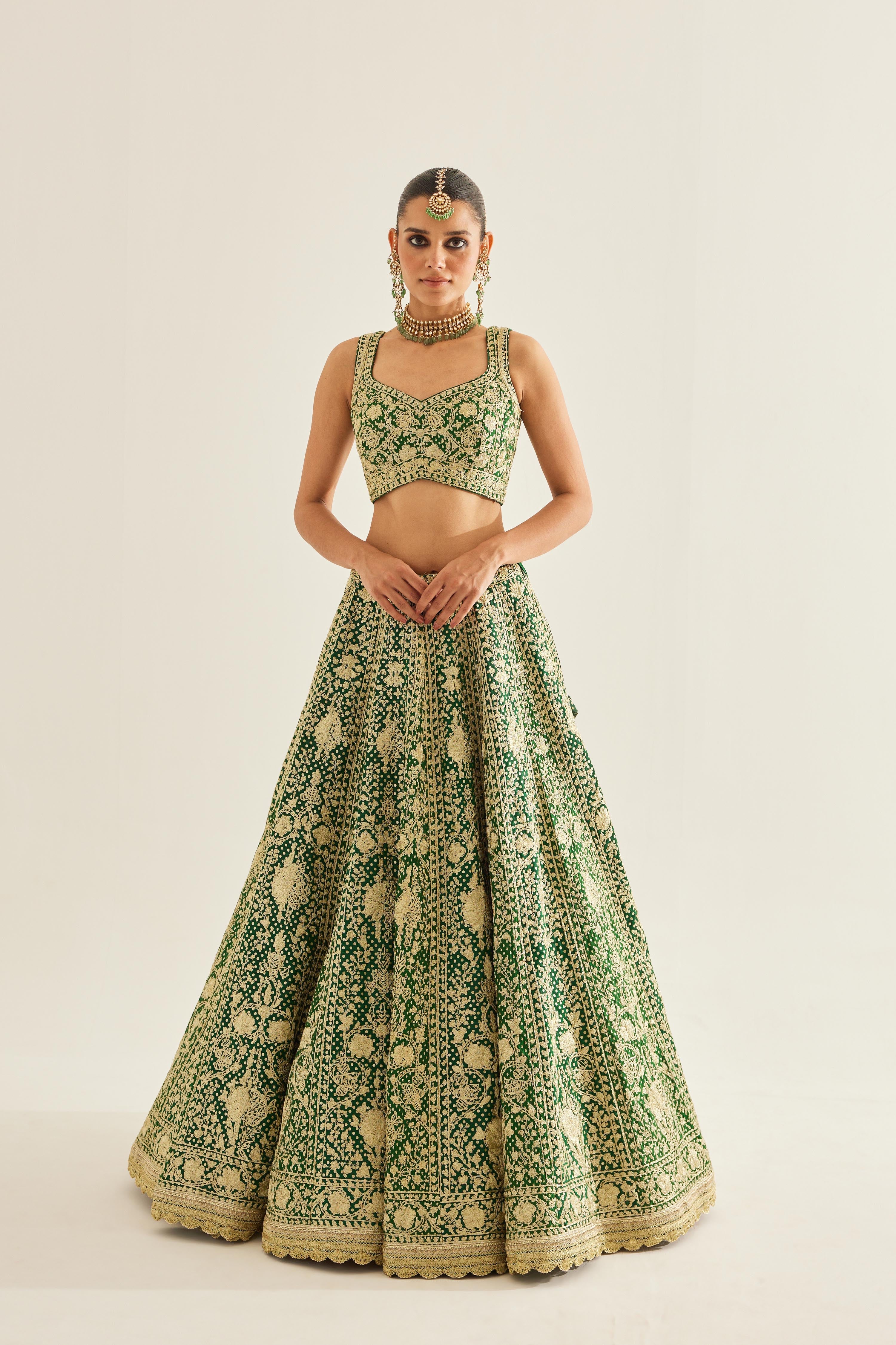 Verdant Green Lehenga Set