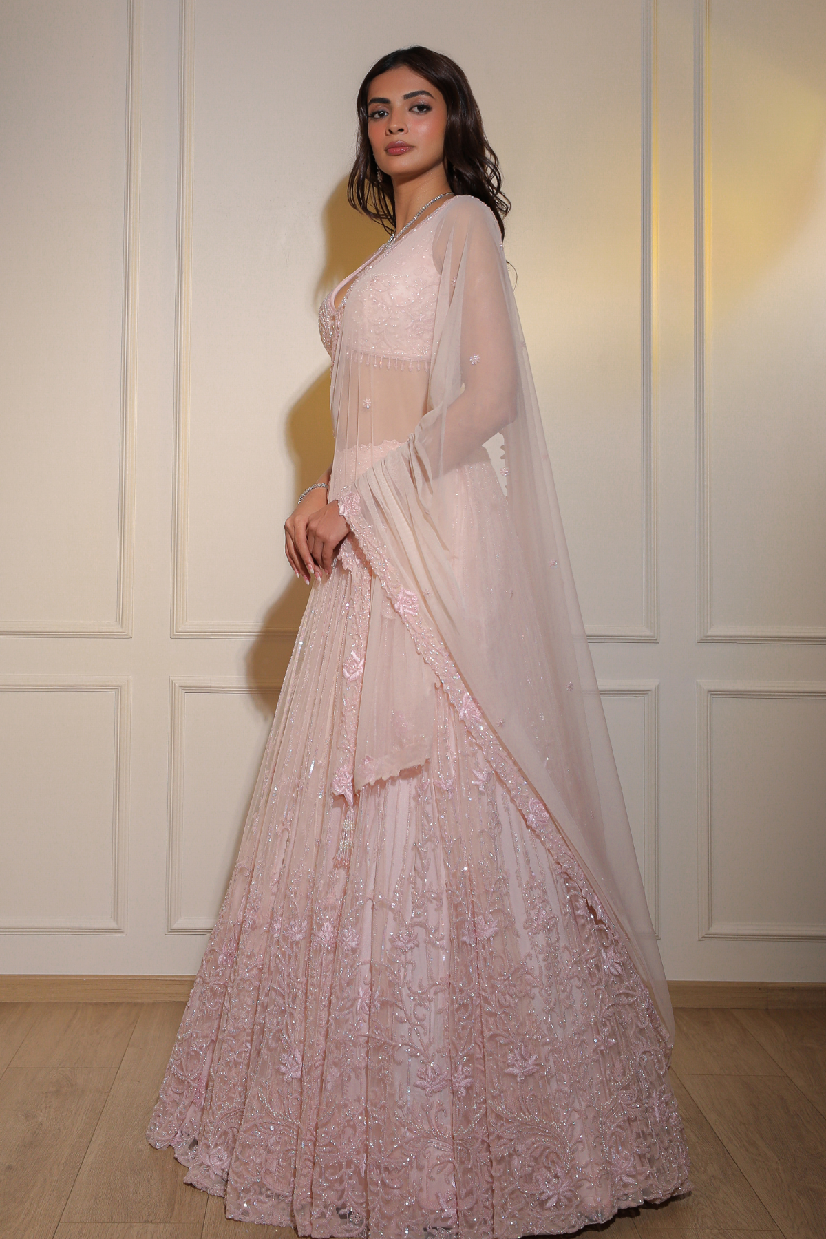 Frosty Pink Lehenga