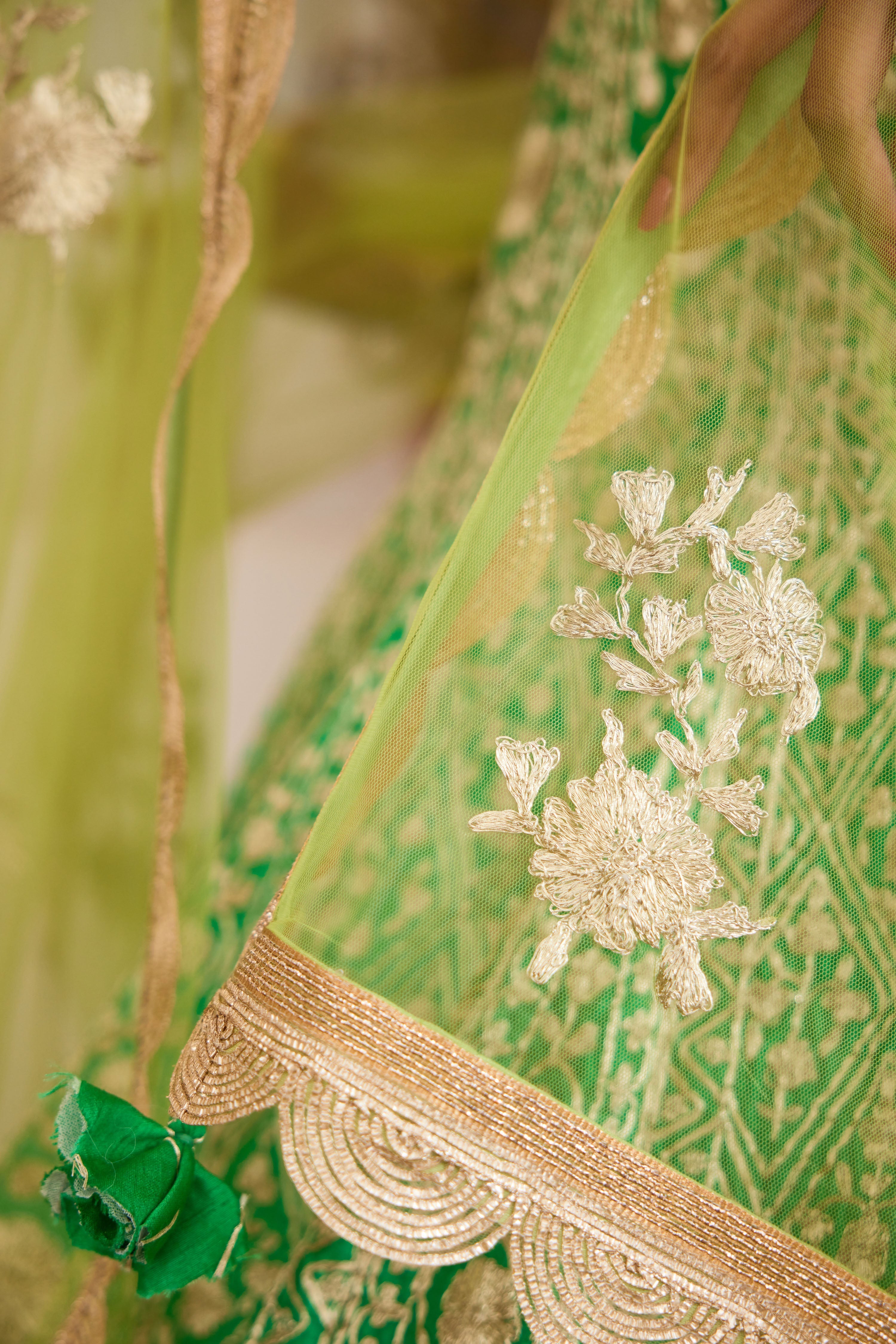 Green Lehenga Set