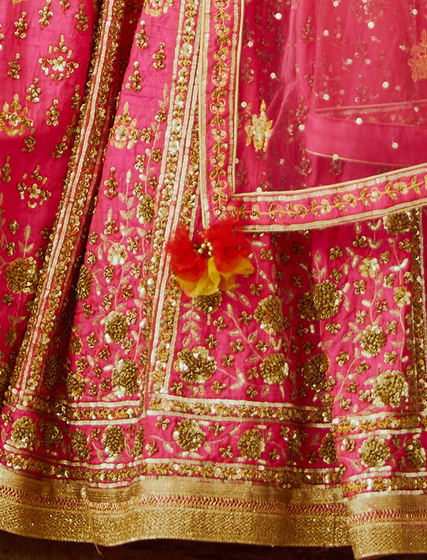 Pink Lehenga Set