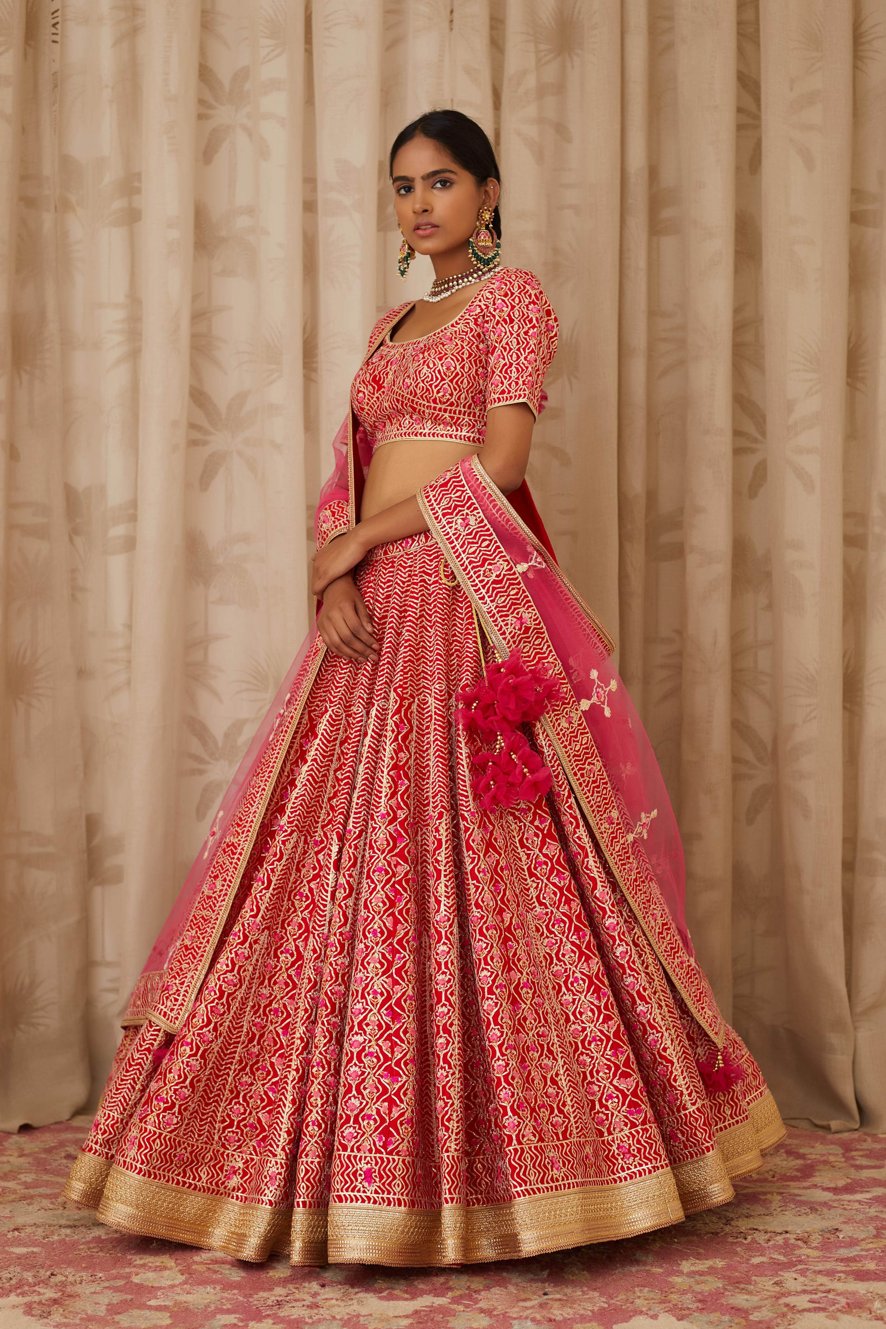 Red Lehenga Set