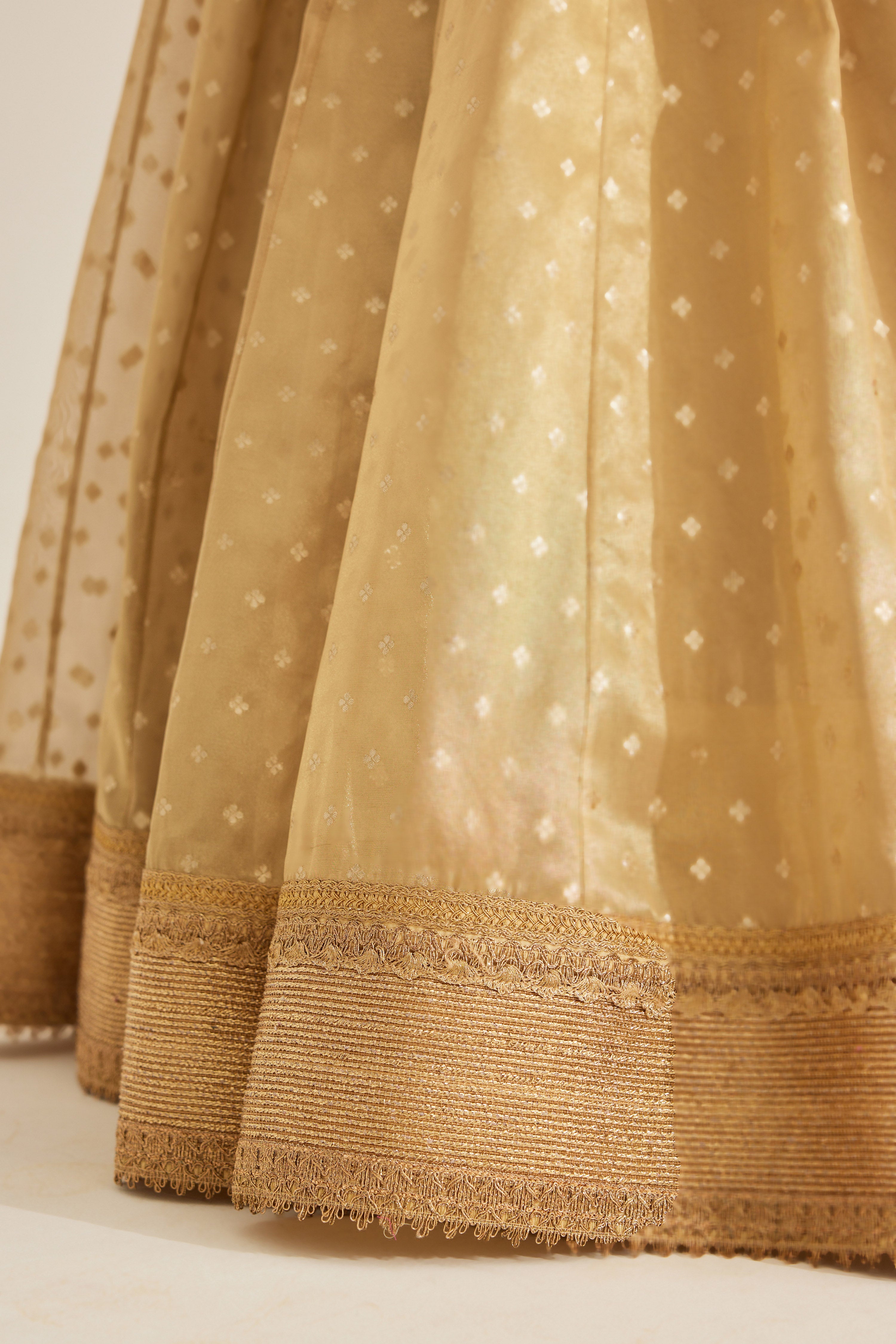 Gold Lehenga Set