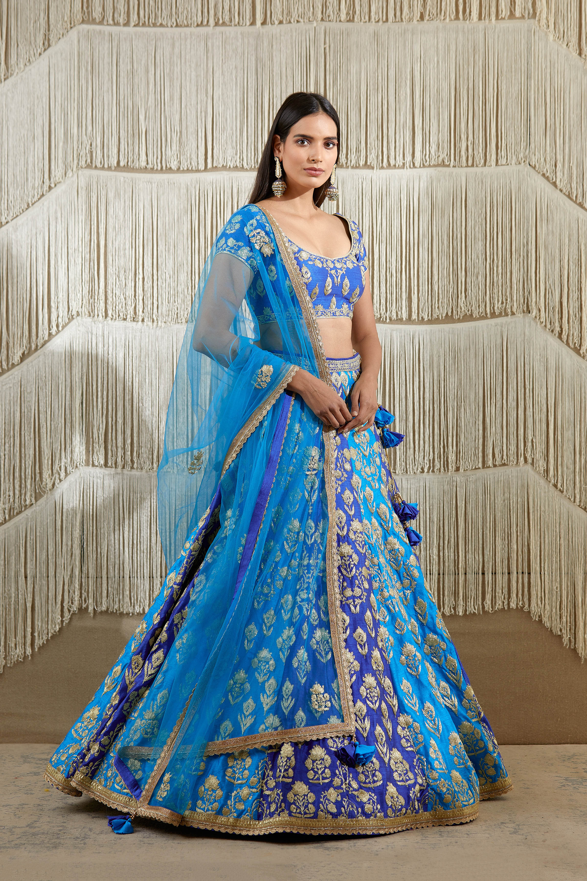 Royal Blue Lehenga set