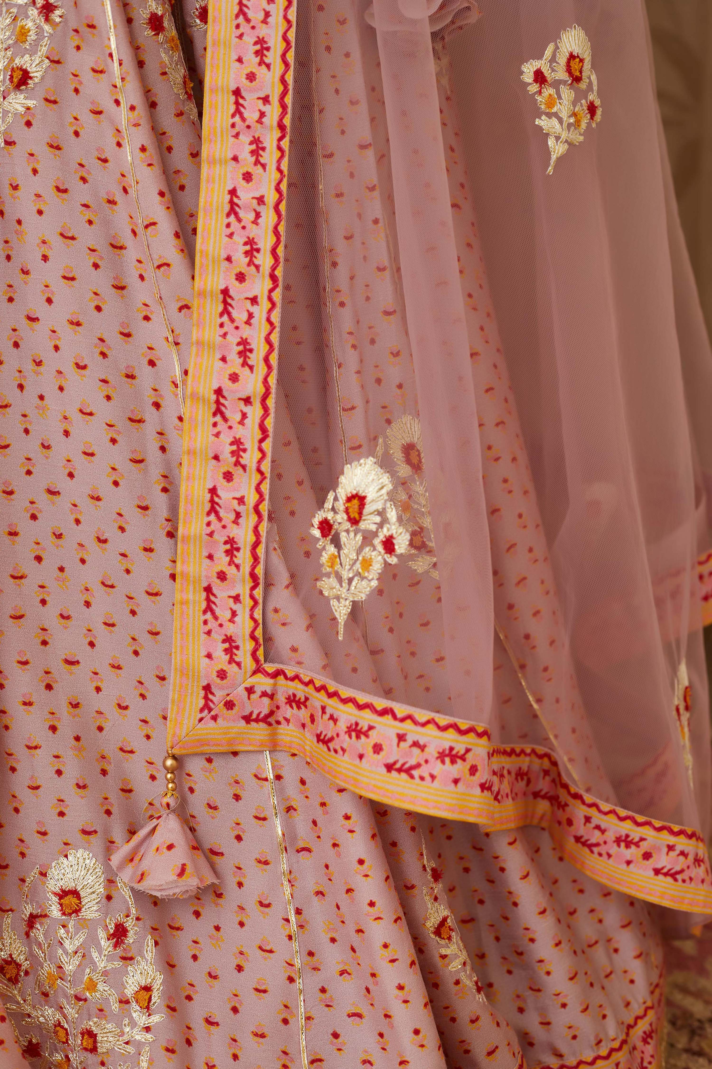 Light Lavender Short Kurta Set