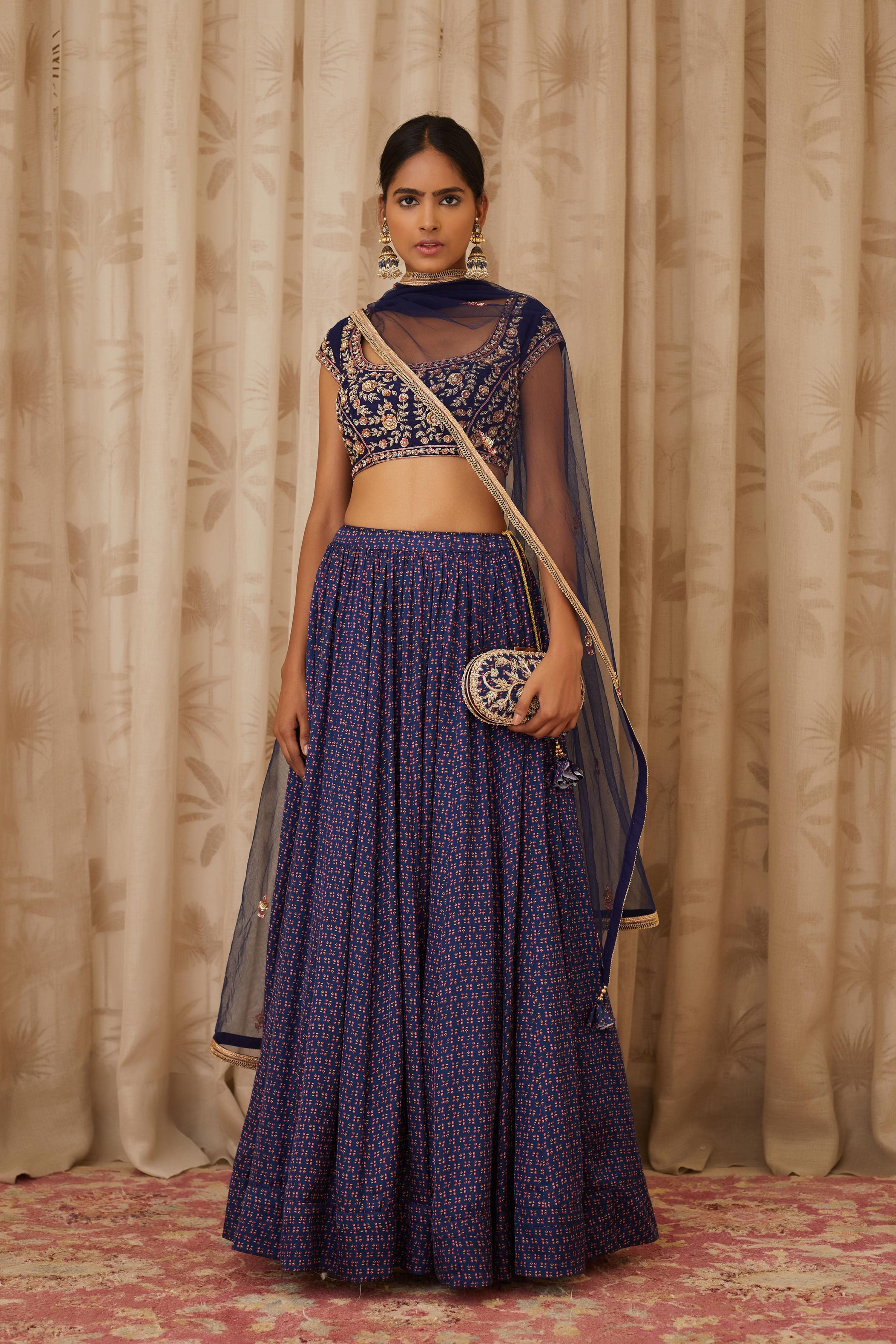Blue Lehenga Set